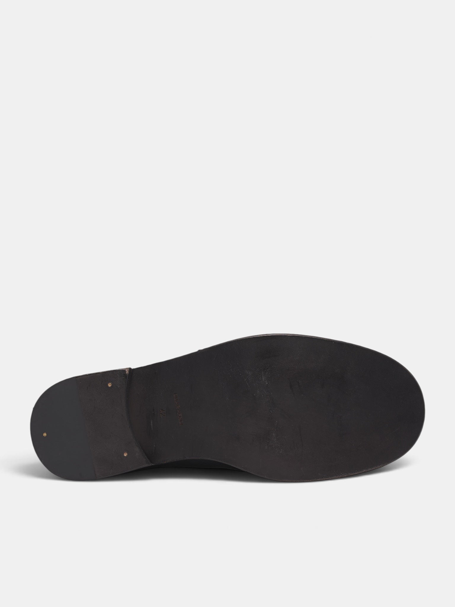 Black Goat Leather Miller Boots (OA-AW26-SHO-101-01-BLACK)