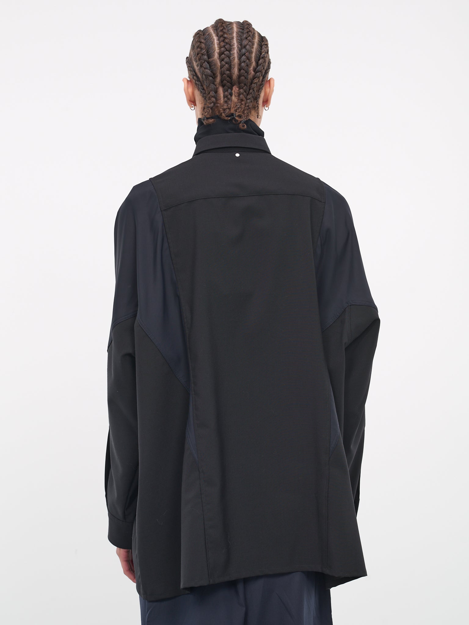 Paneled Shirt (OAU01-001-BLACK)