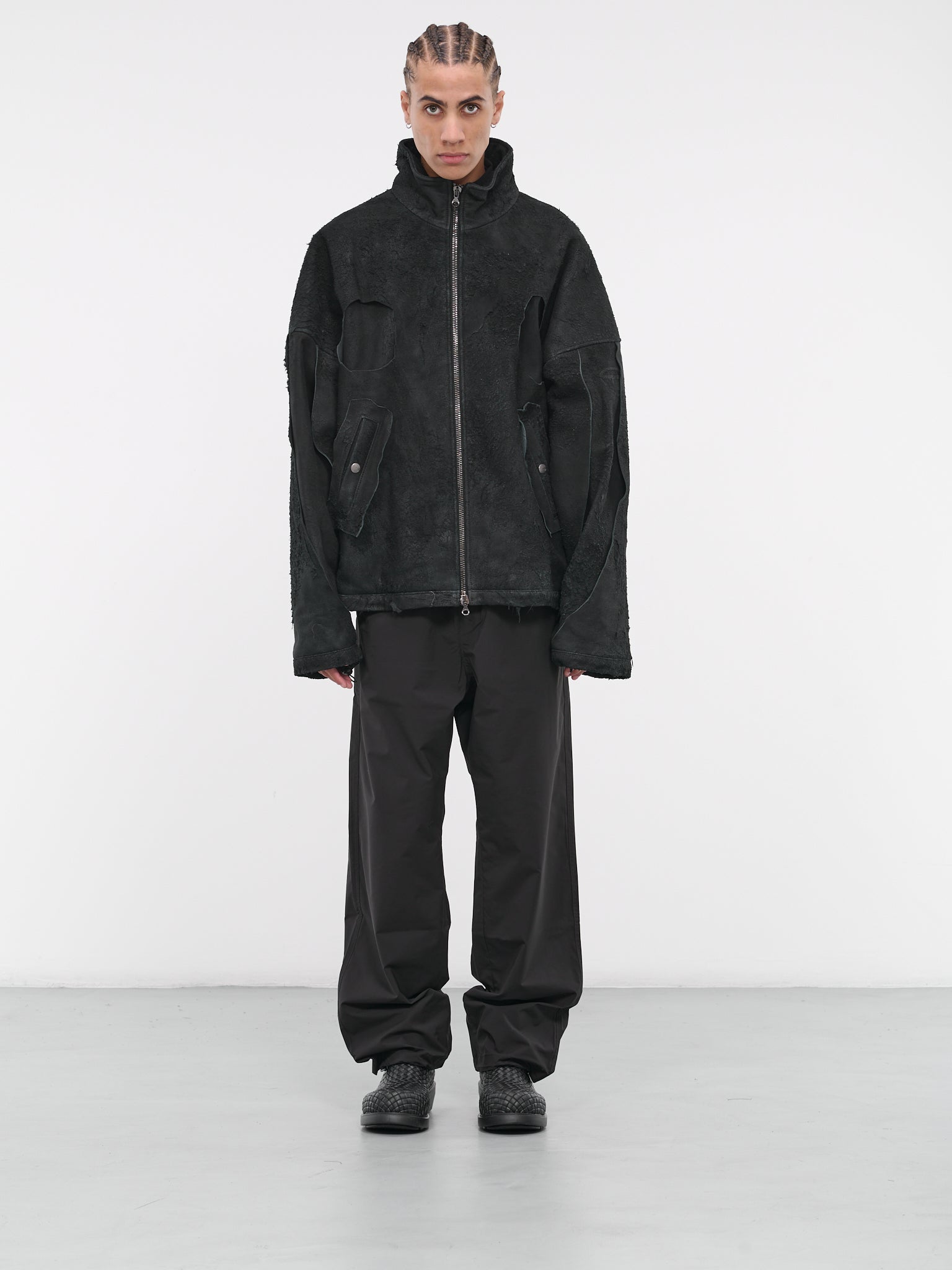 Wide Trousers (OAU47-TESBA032-001-BLACK)