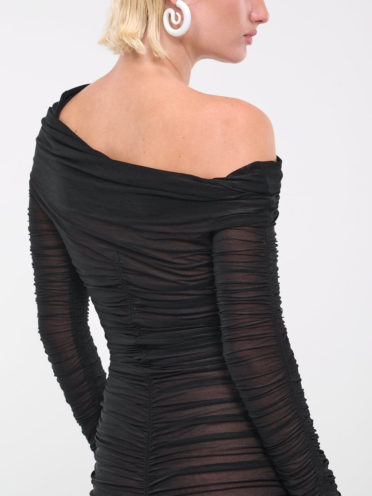 Ruched Dress (OCILD0-BLACK)