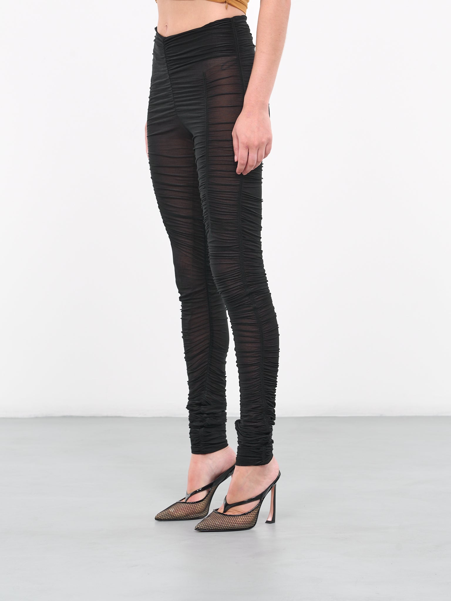 Ruched Trousers (OCILT0-BLACK)