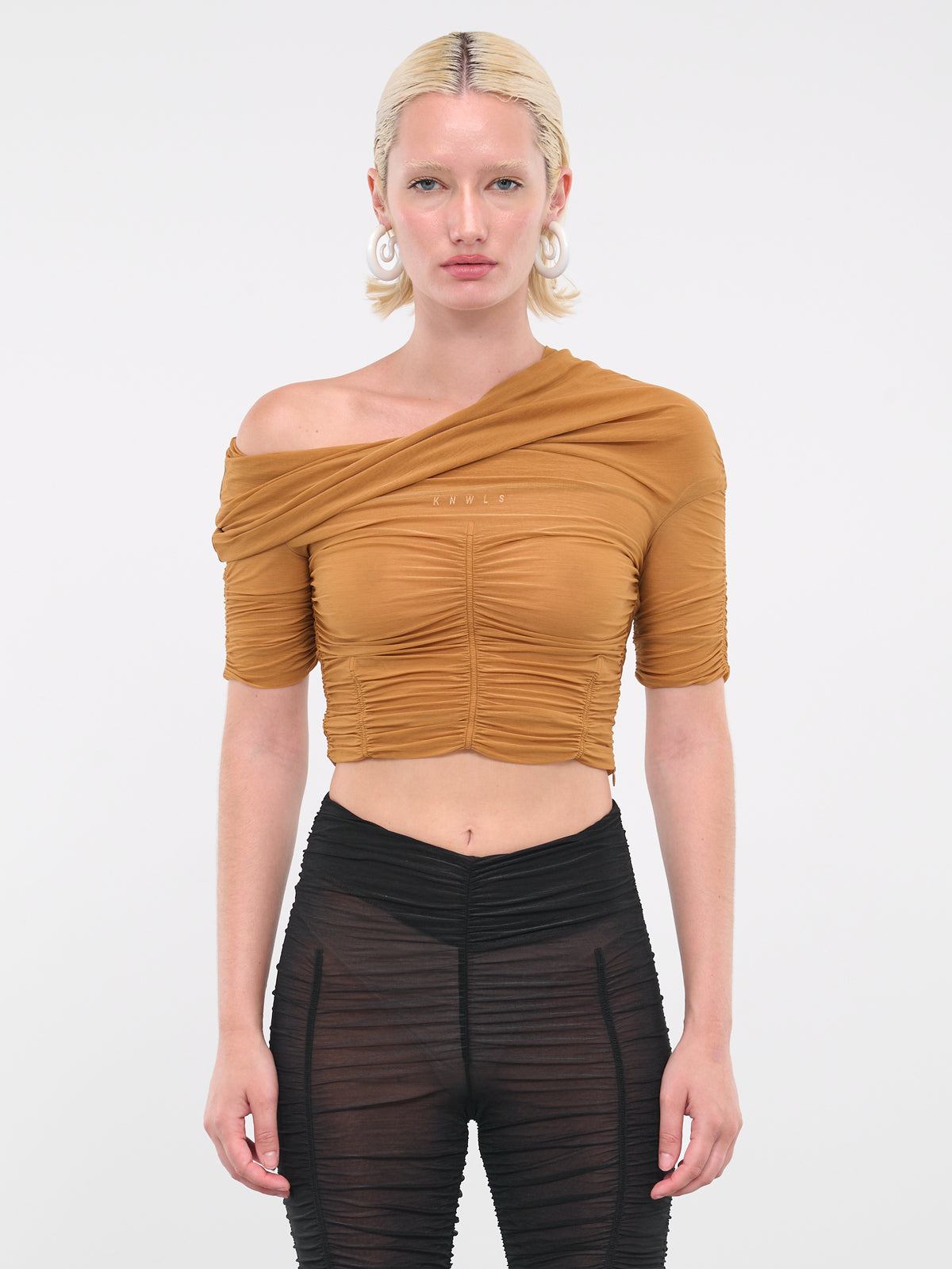 Ruched Top (OCILTO0-CAMEL)