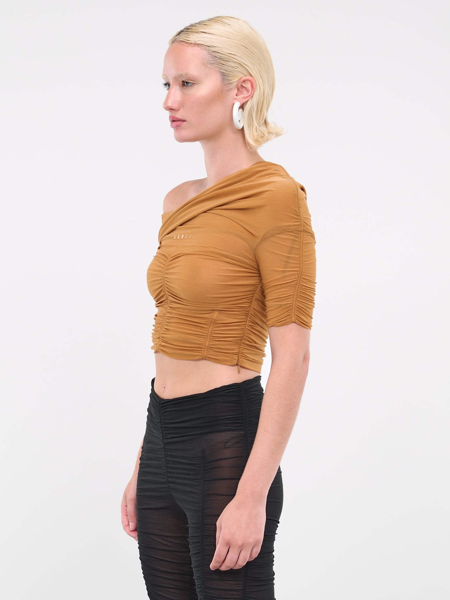Ruched Top (OCILTO0-CAMEL)