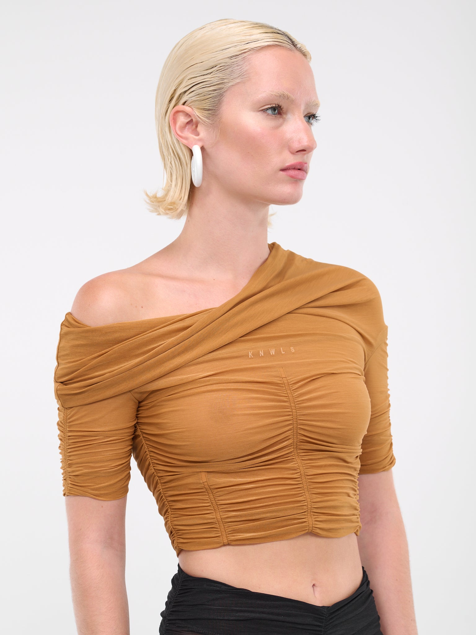 Ruched Top (OCILTO0-CAMEL)