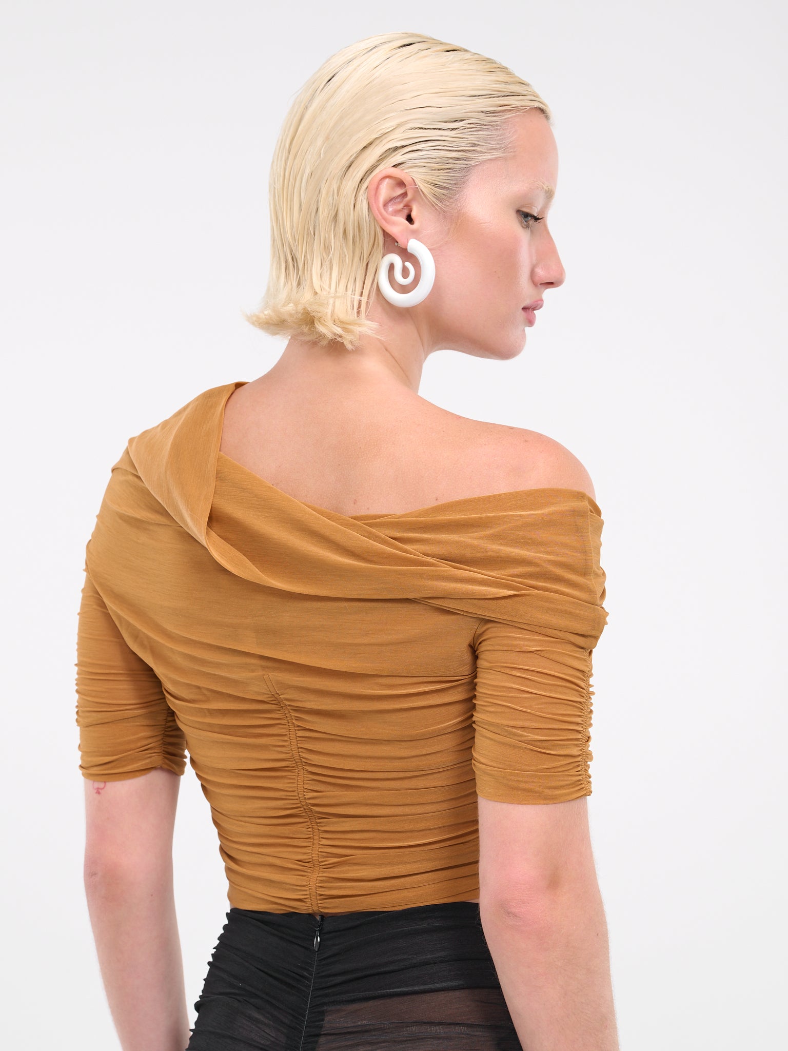 Ruched Top (OCILTO0-CAMEL)