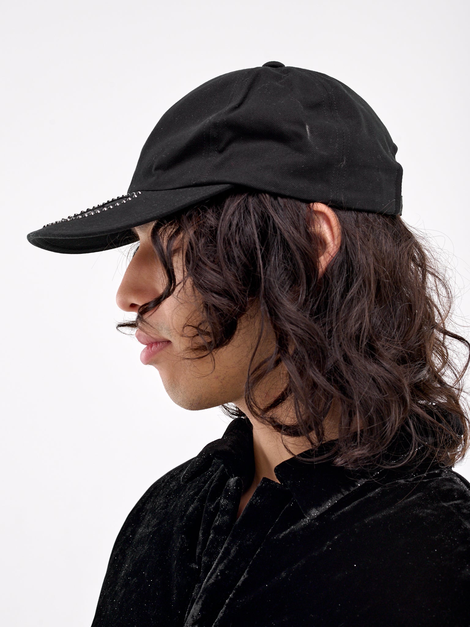 Cut-Out Paneled Cap (OJ1024-BLACK)