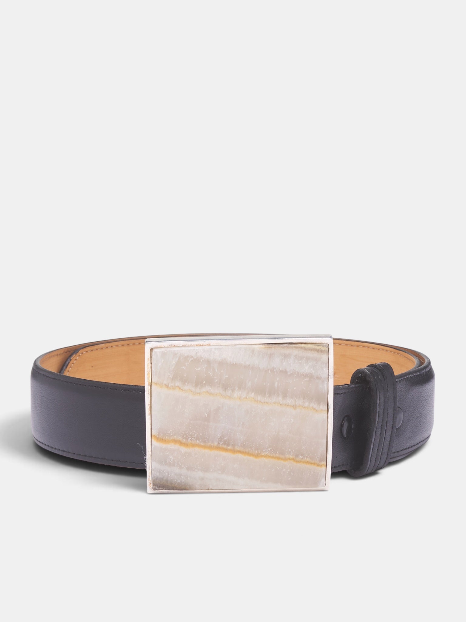 Onix Black Leather Belt (ONIX-BELT-LEATHER-BLACK)