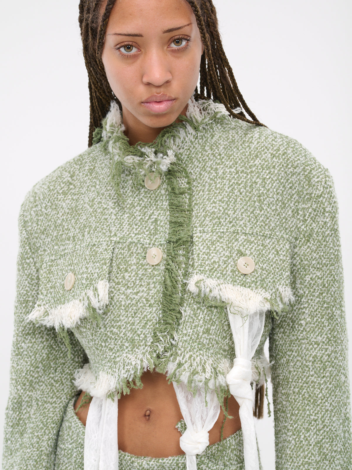 Frayed Jacket (OOJK04-GREEN)