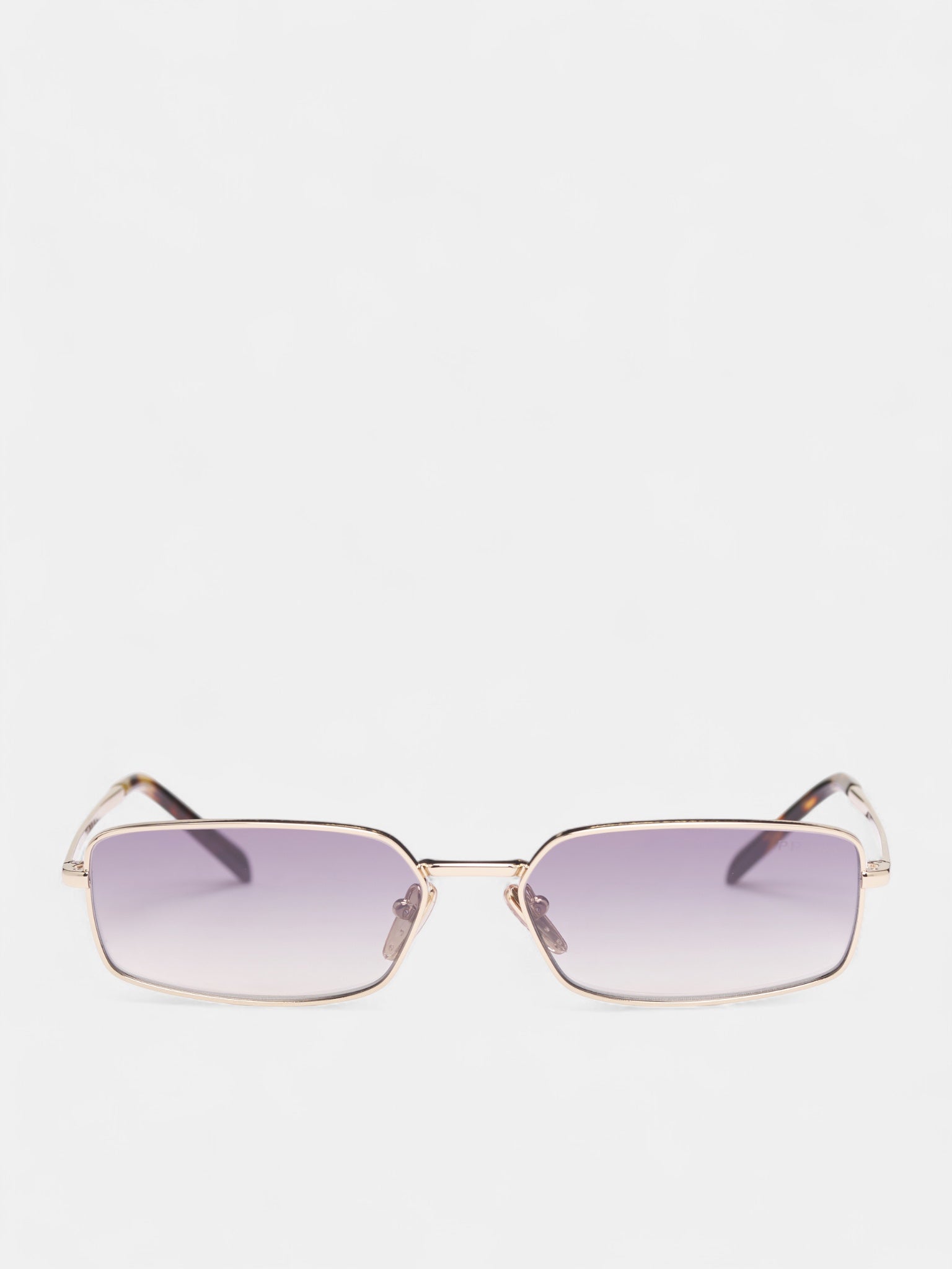 Gold Gradient A60S Rectangle Sunglasses (OPR-A605-PALE-GOLD-BLUE-SILVER)