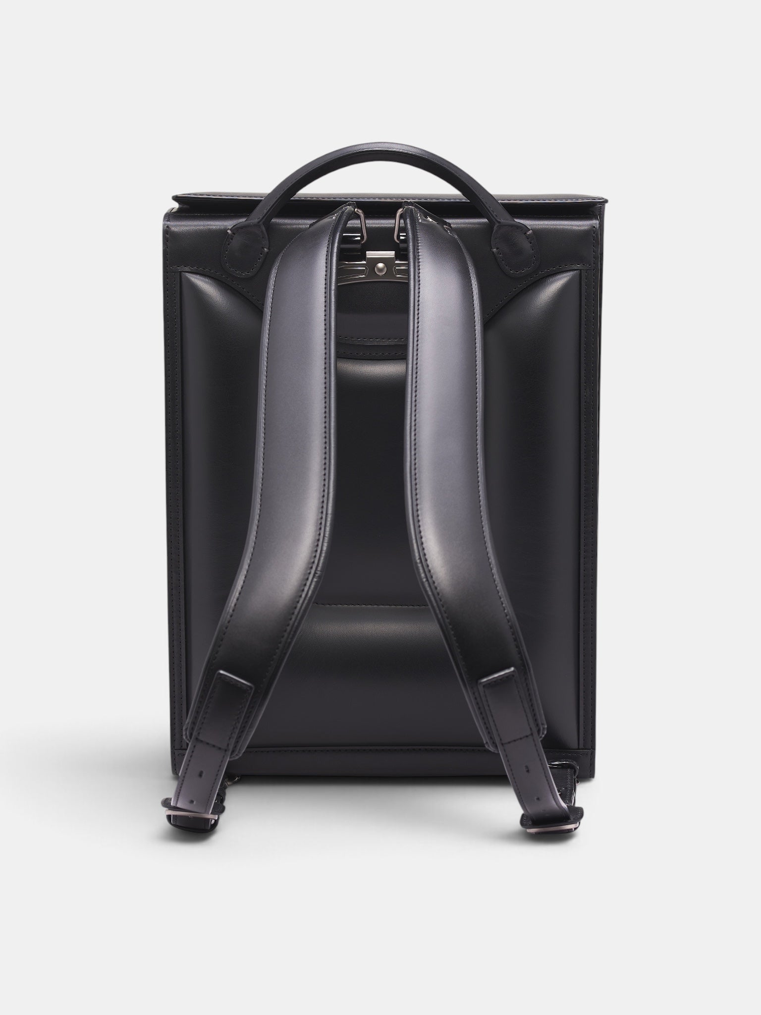 Black Steerhide Otona Randsel Backpack (OTONA-RANDSEL-MAGNET-BLACK)