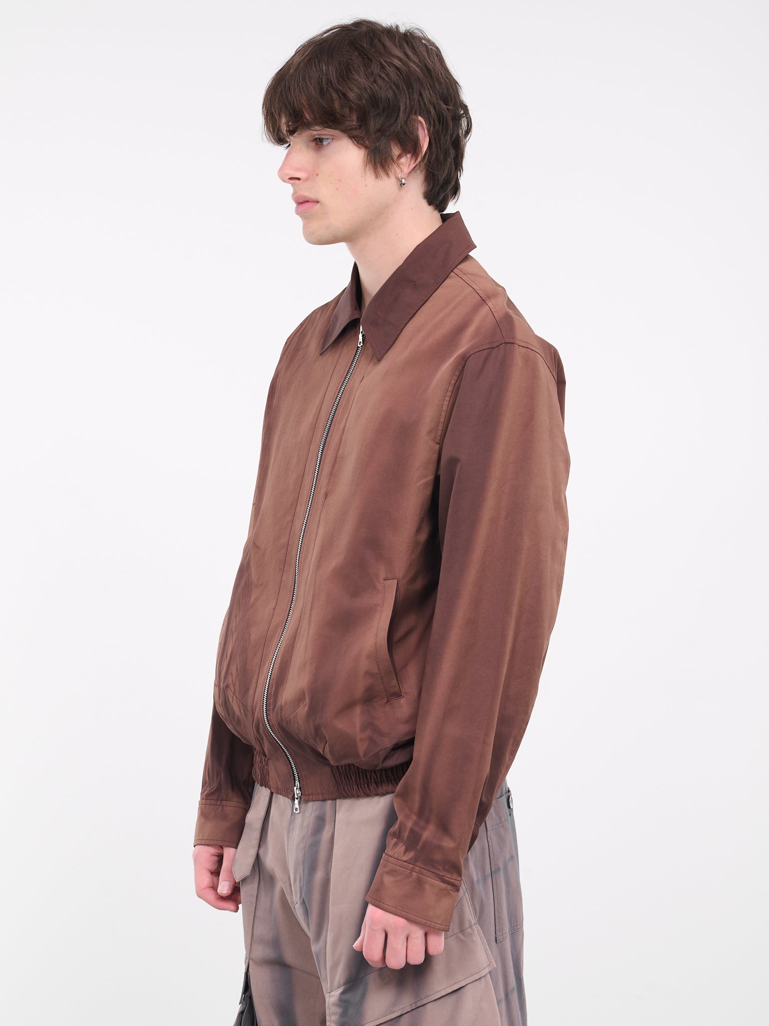 Sun-Bleached Darted Blouson (OU10-BROWN)