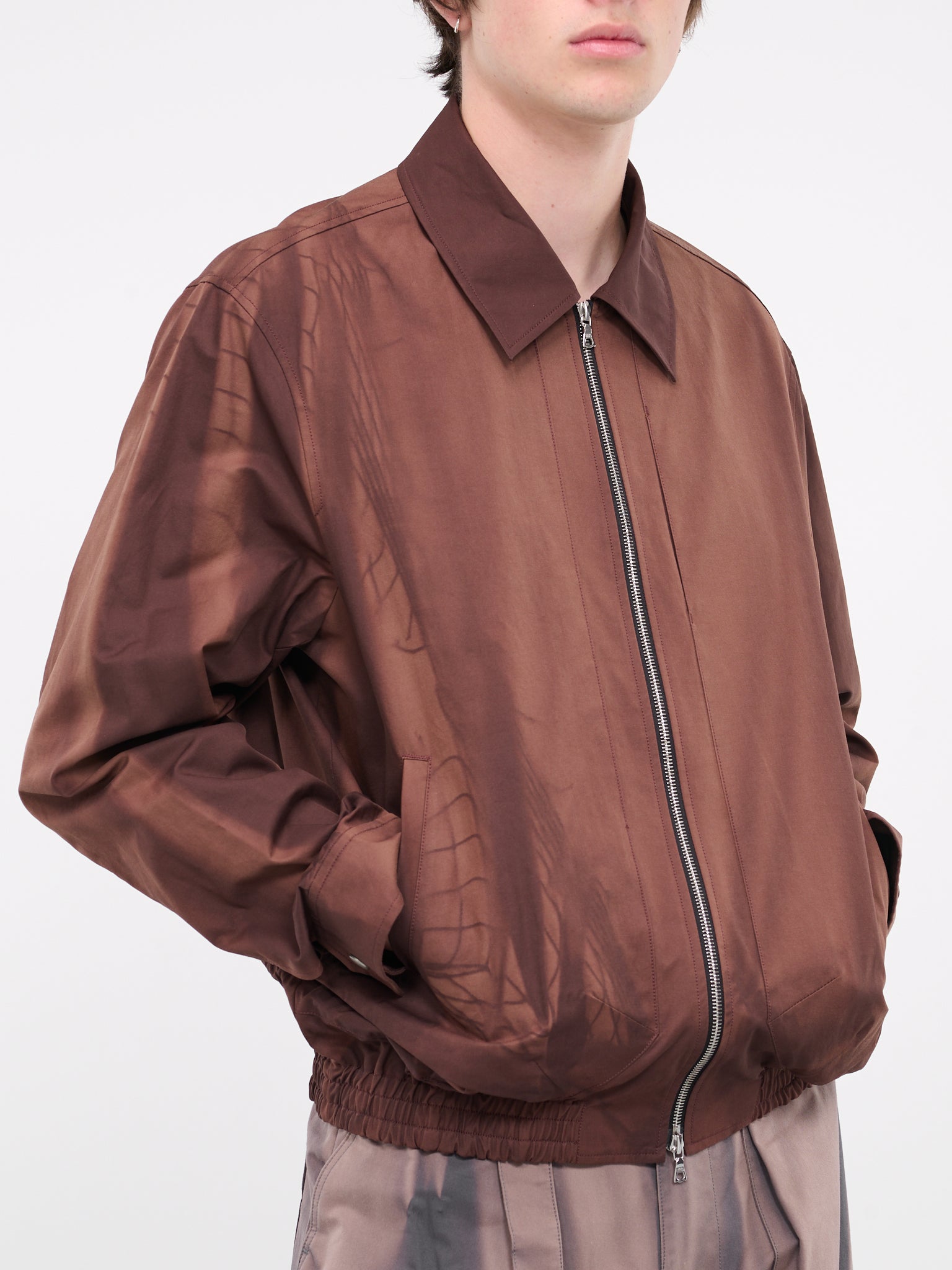 Sun-Bleached Darted Blouson (OU10-BROWN)