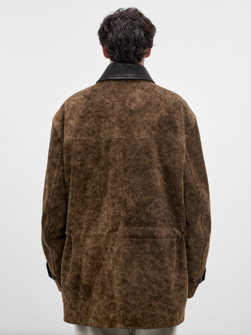 Havana Brown Nubuck Parka (OUM00175AC08C07-BROWN)