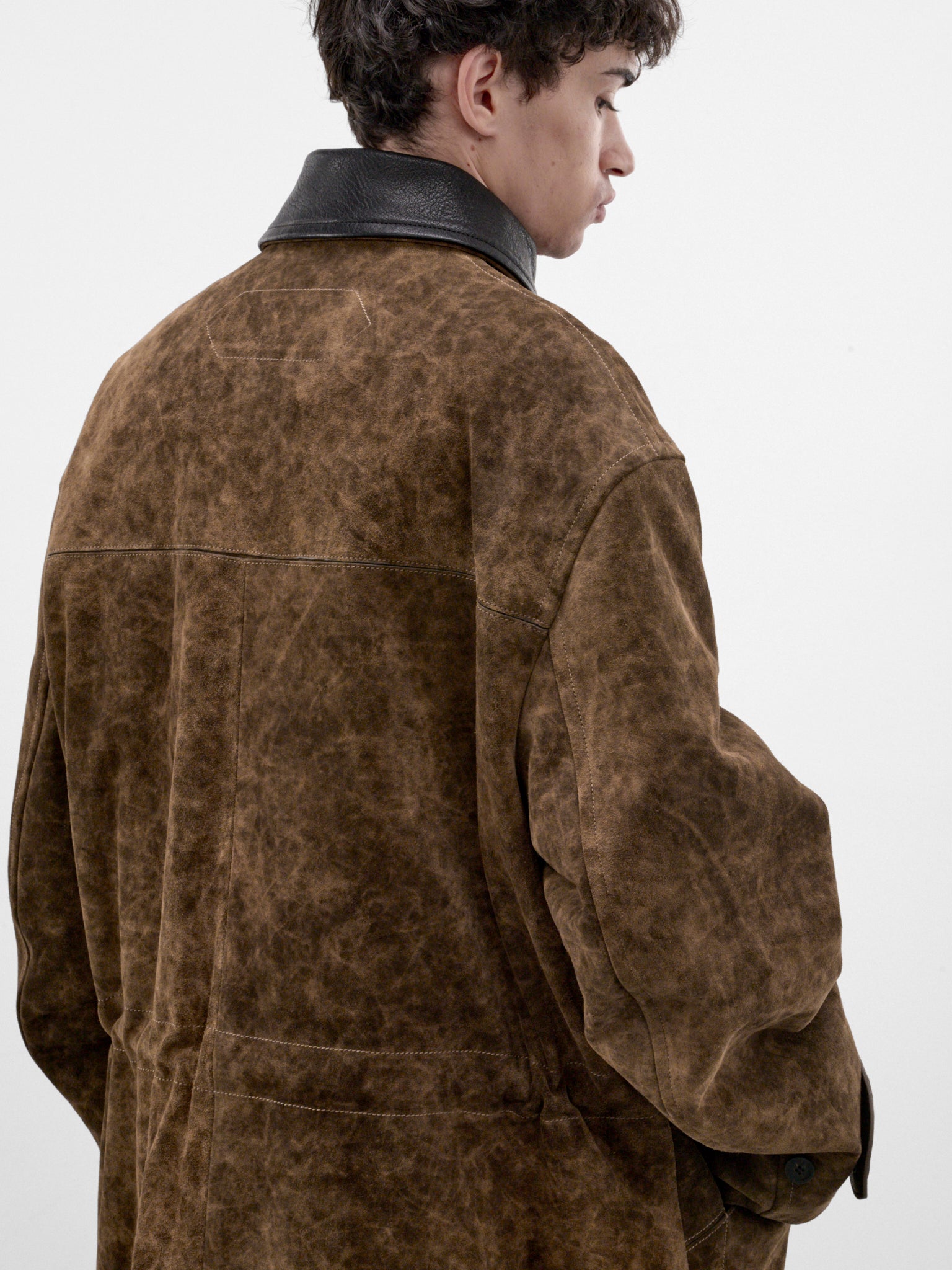 Havana Brown Nubuck Parka (OUM00175AC08C07-BROWN)