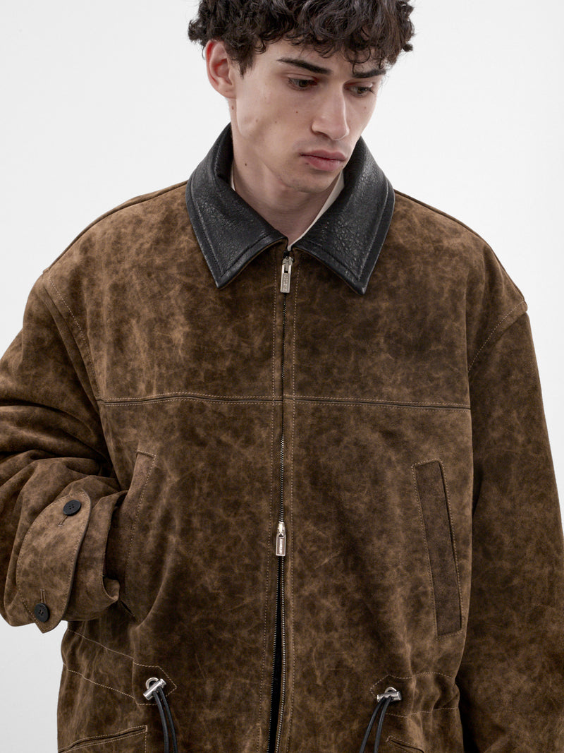 Havana Brown Nubuck Parka (OUM00175AC08C07-BROWN)