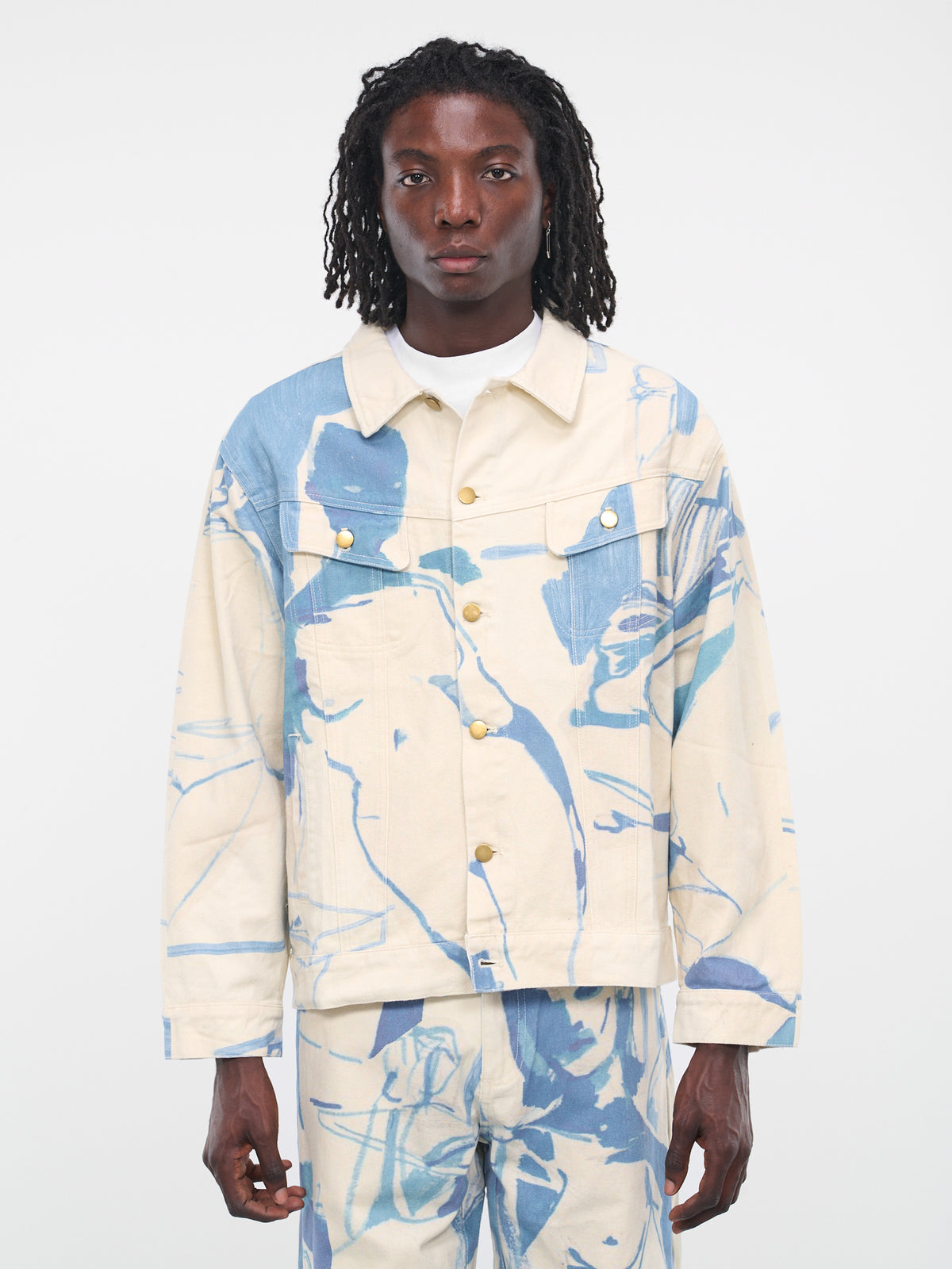 Bedroom Trucker Jacket (OW-18-CREAM)