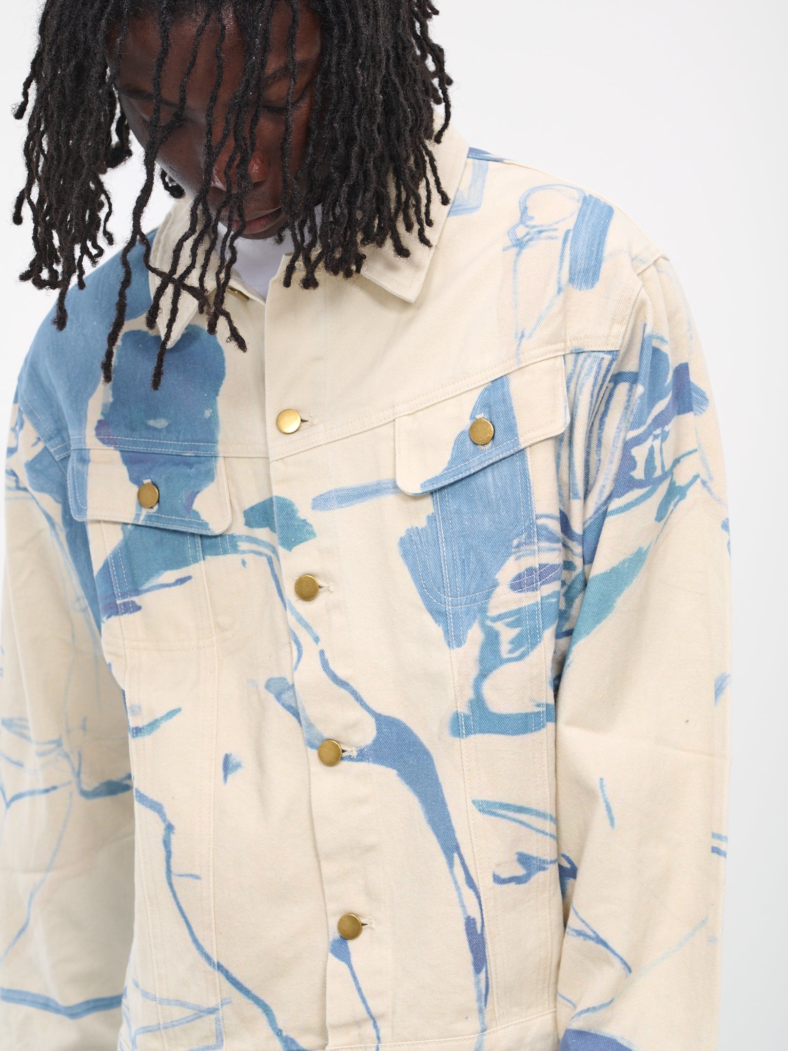 Bedroom Trucker Jacket (OW-18-CREAM)