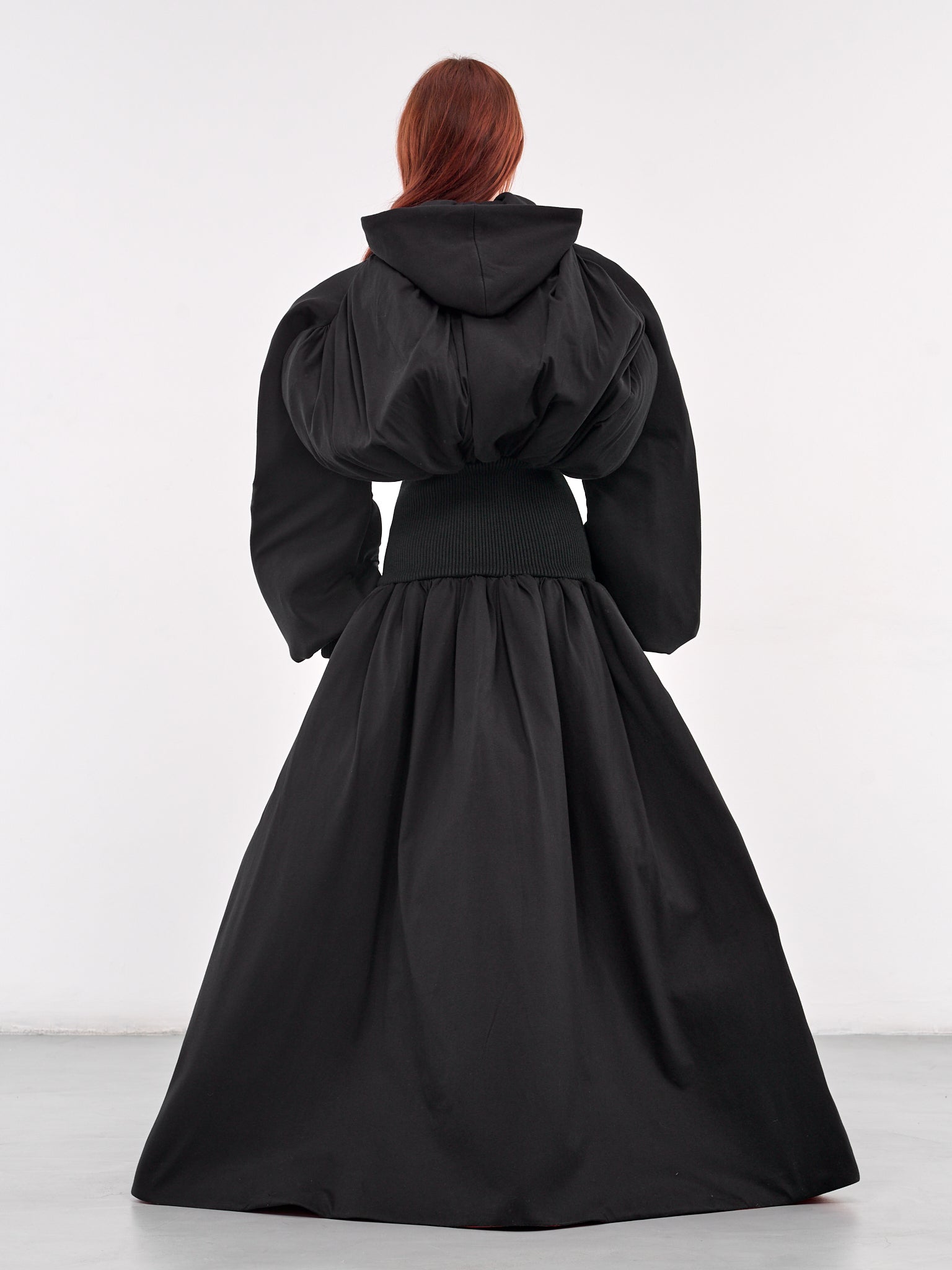 Bomber Jacket Gown (OW01585-0015-BLACK)