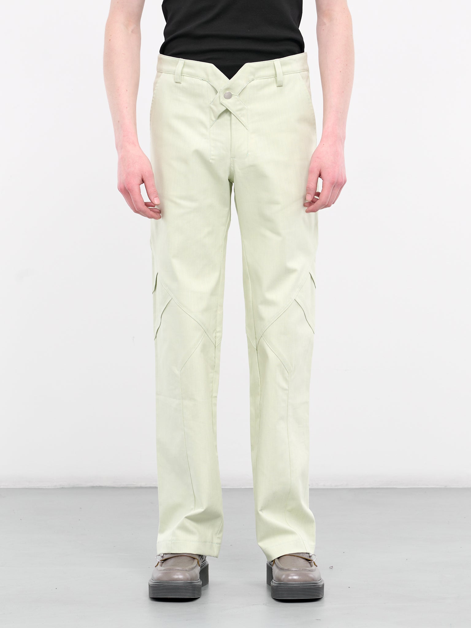 Jukebox Straight Trousers (P-02-H-MINT-GREEN)