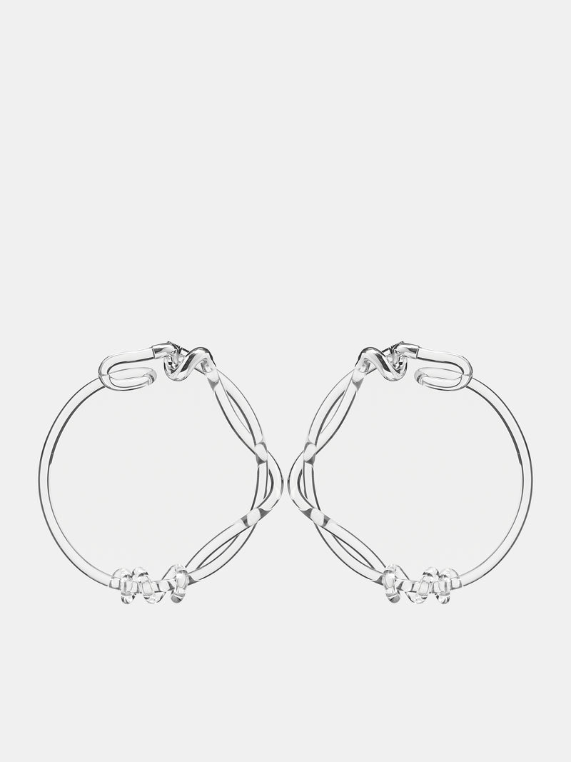 XL Hoops (P00001-LARGE-SILVER)