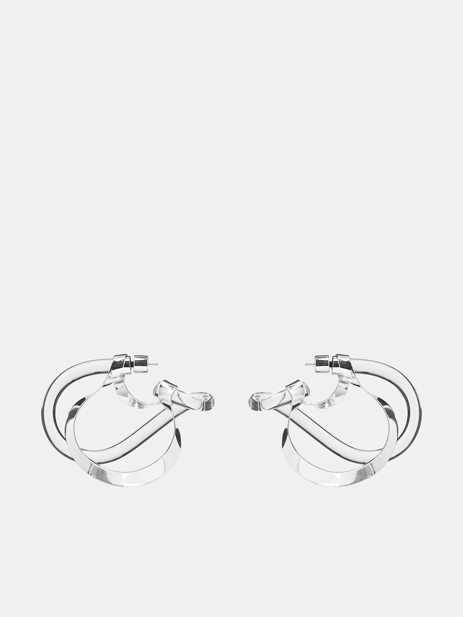 Wave Hoops (P00021-WAVE-SILVER)