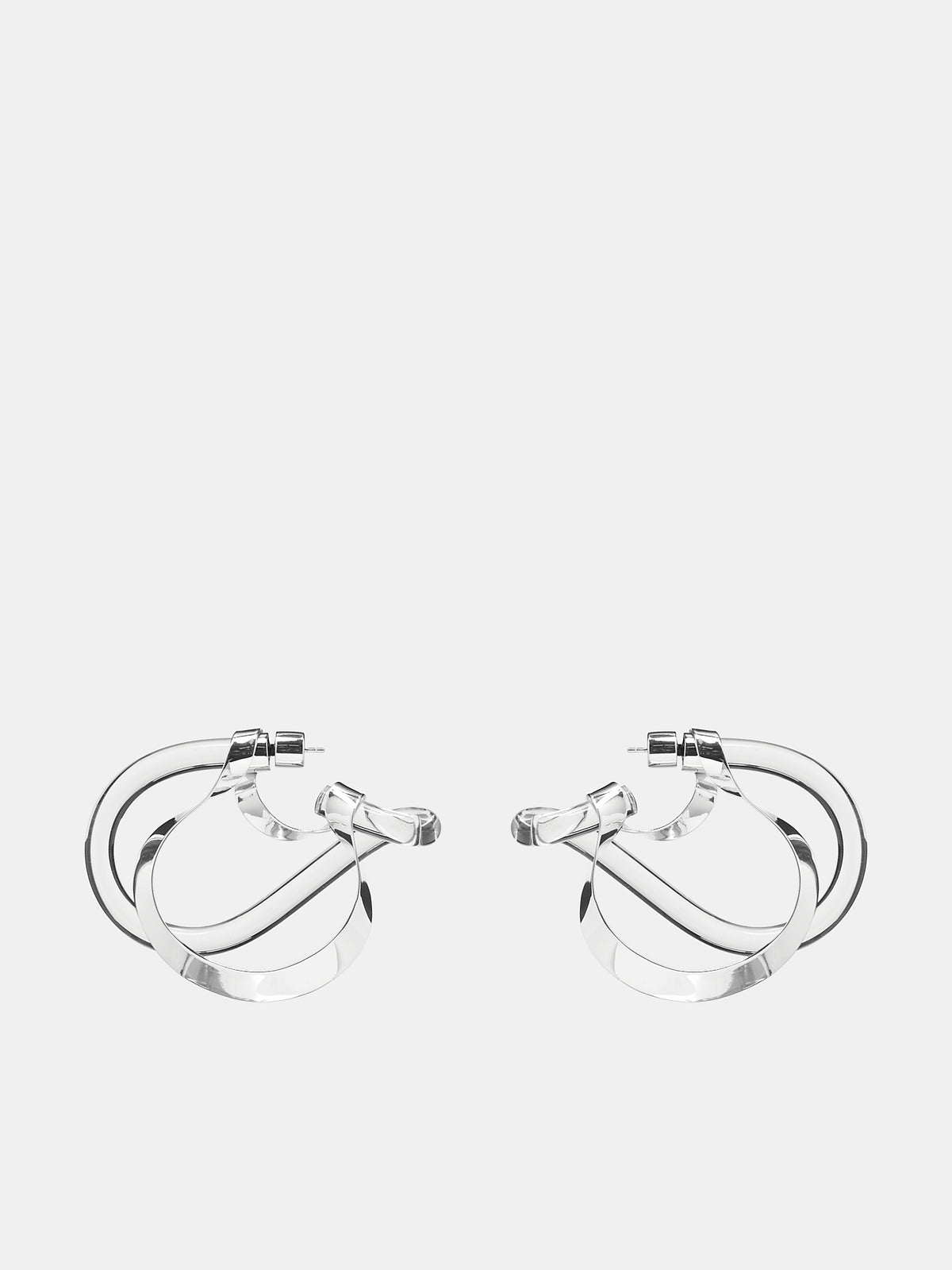 Wave Hoops (P00021-WAVE-SILVER)