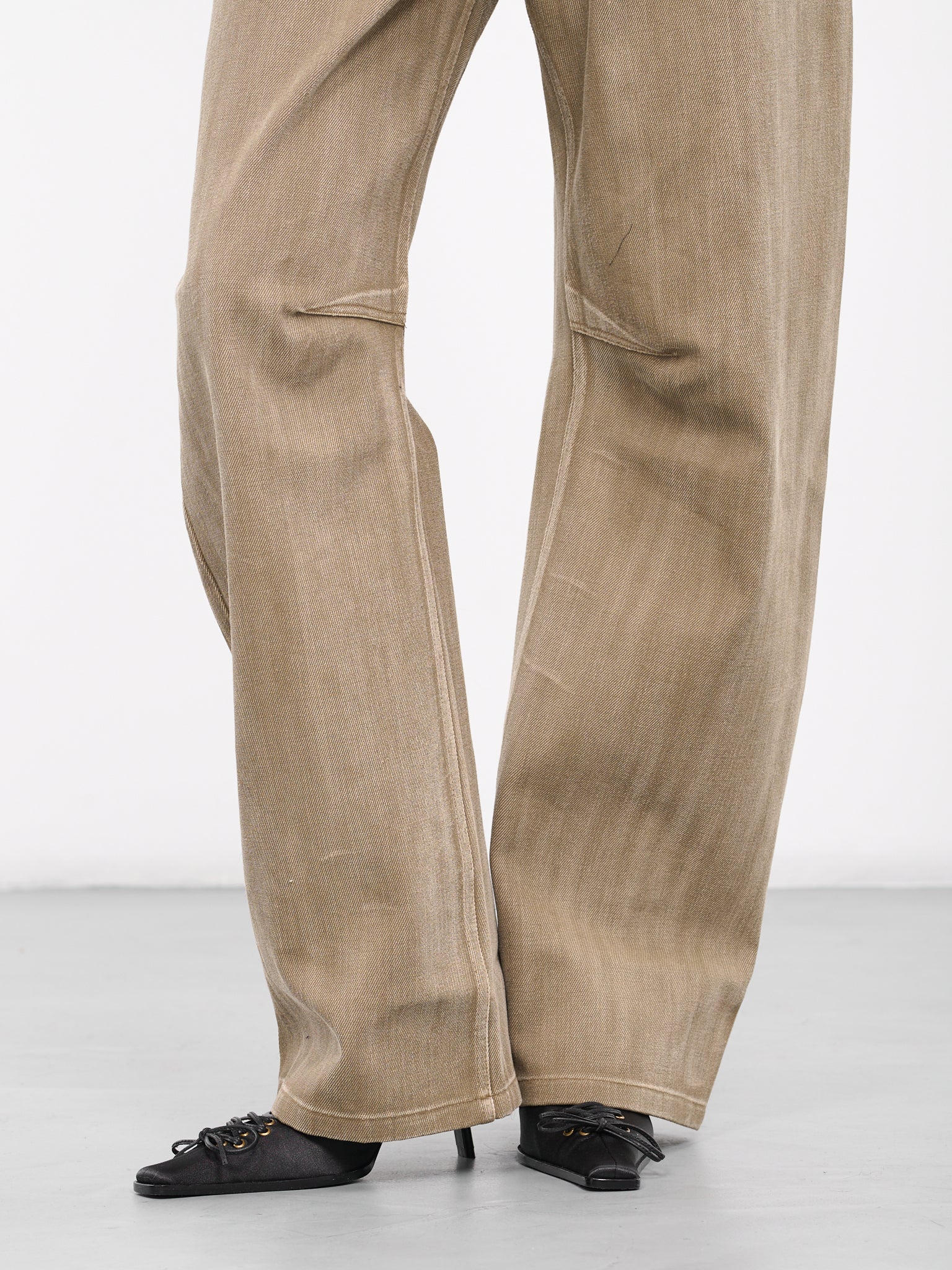 Denim Trousers (P003-MINERAL-BEIGE)