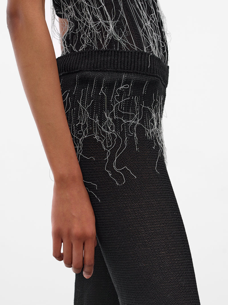 KRYSTAL PANIAGUA Knit Flared Capris | H.Lorenzo - detail 1