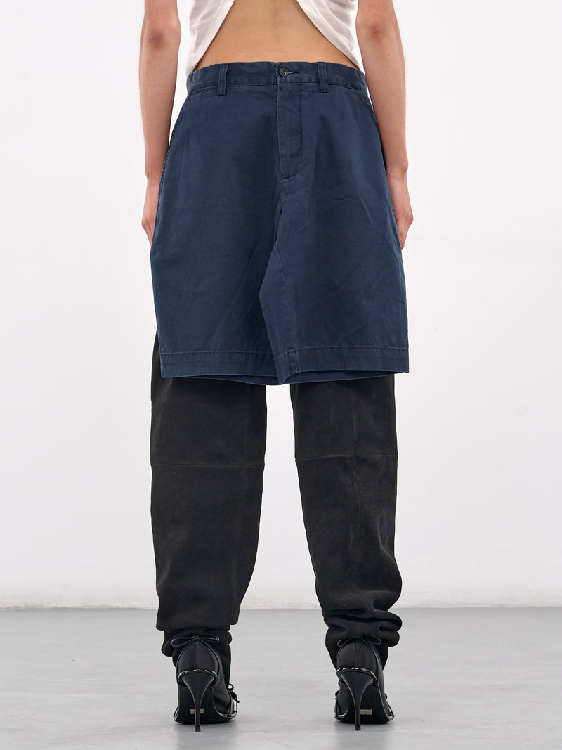 Reversible Cargo Skirt (P007COL1-ARMY-LIGHT-PINK)