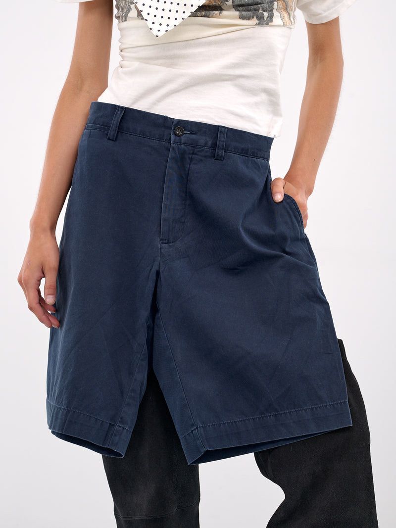 Reversible Cargo Skirt (P007COL1-ARMY-LIGHT-PINK)