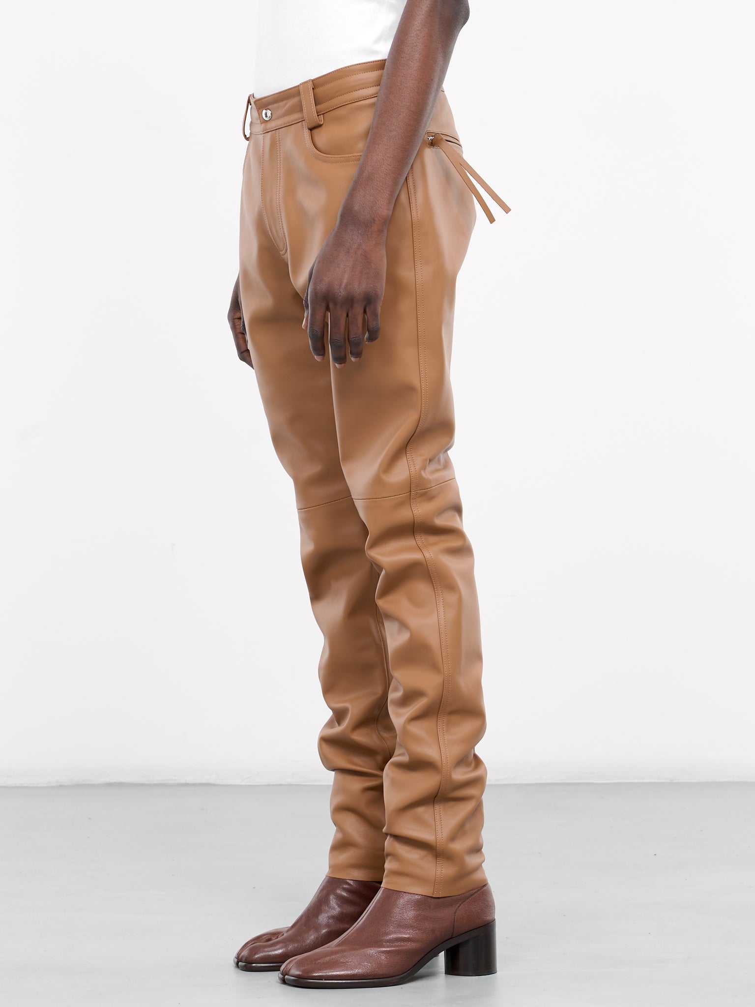 Leather Pants (P021-L005-COGNAC)