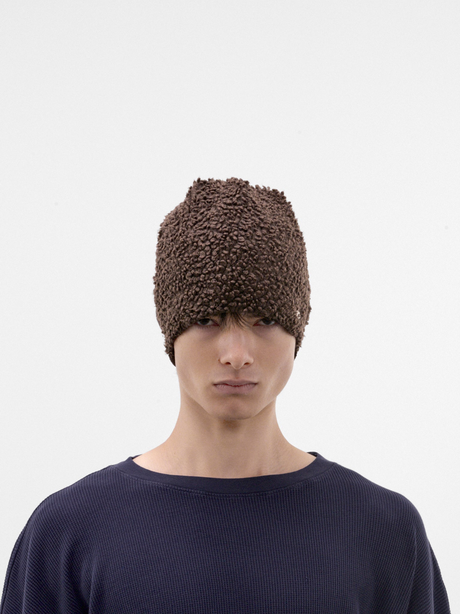 Brown Sherpa Beanie (P03-00-001BR-BROWN)