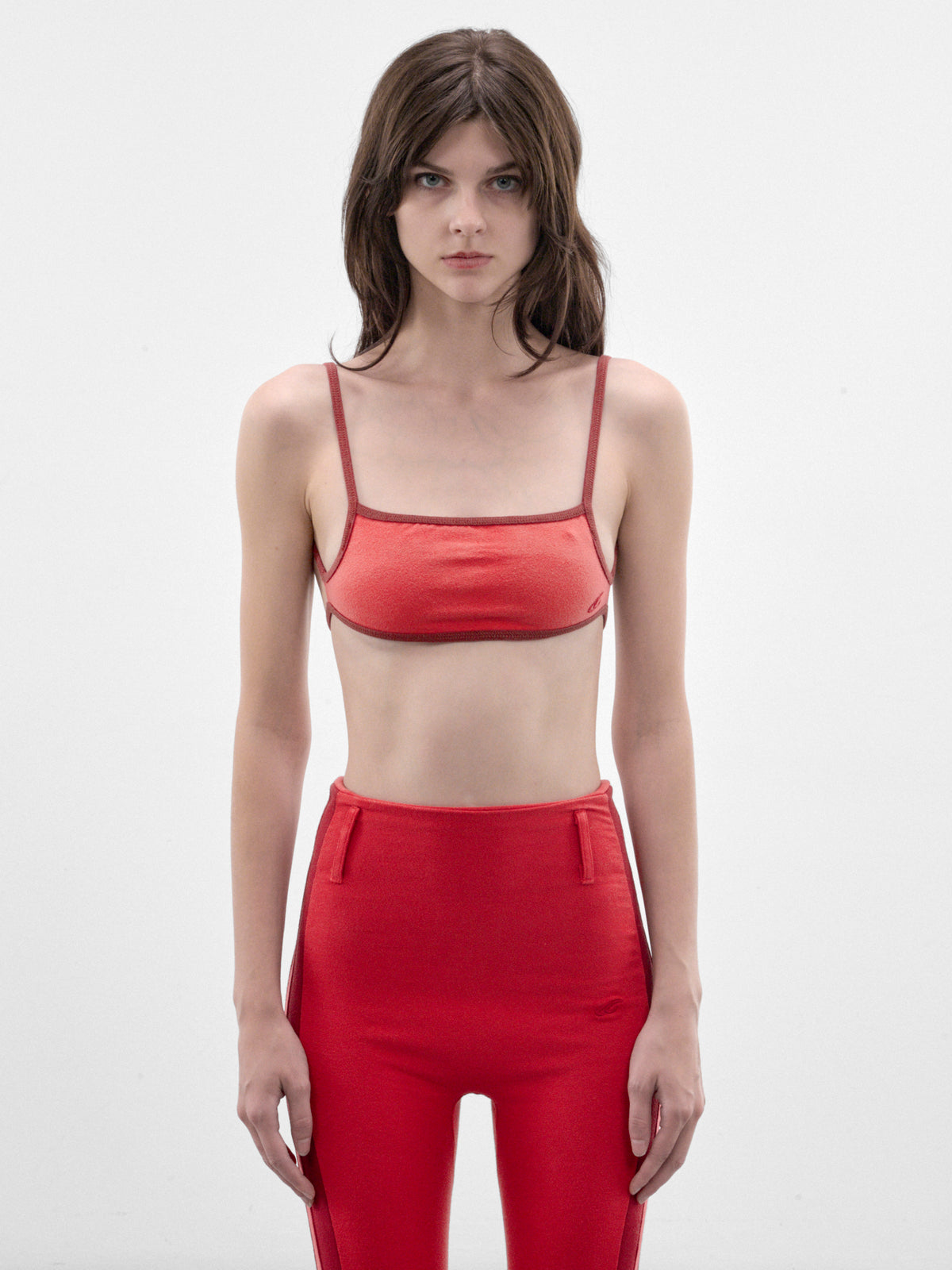 Red Sling Bra Top (P03-01-001FR-FIRE-RED)
