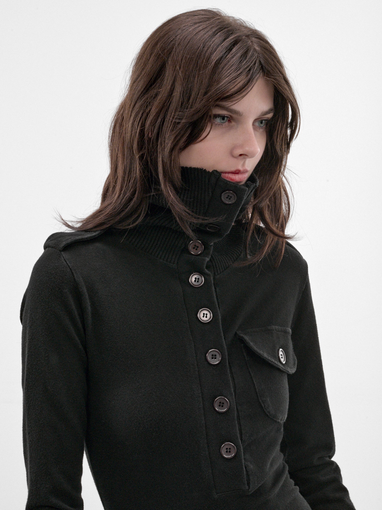 Black Cotton Onesie (P03-01-002BK-BLACK)