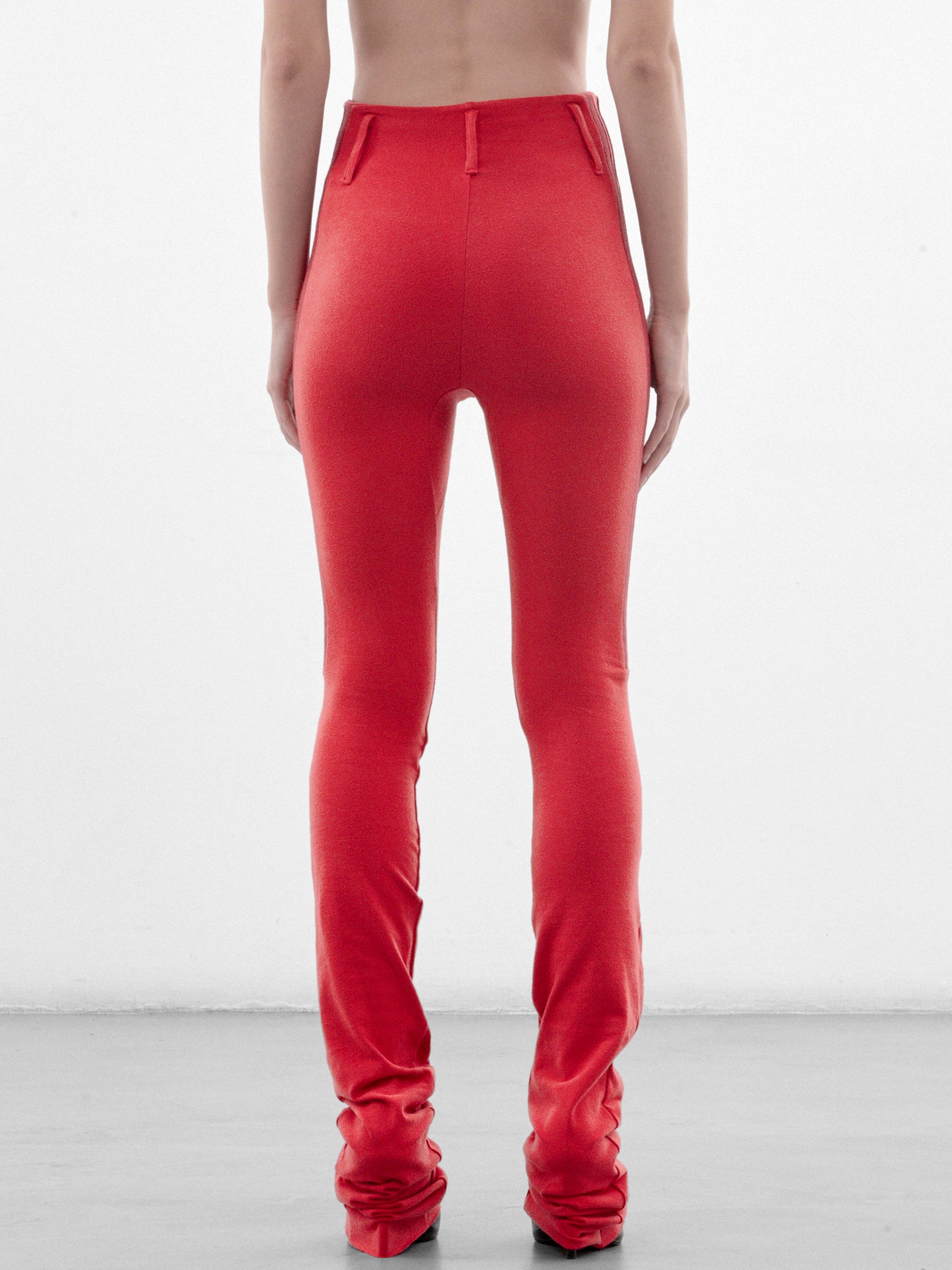 Red Sport Stripe Leggings (P03-02-001FR-FIRE-RED)