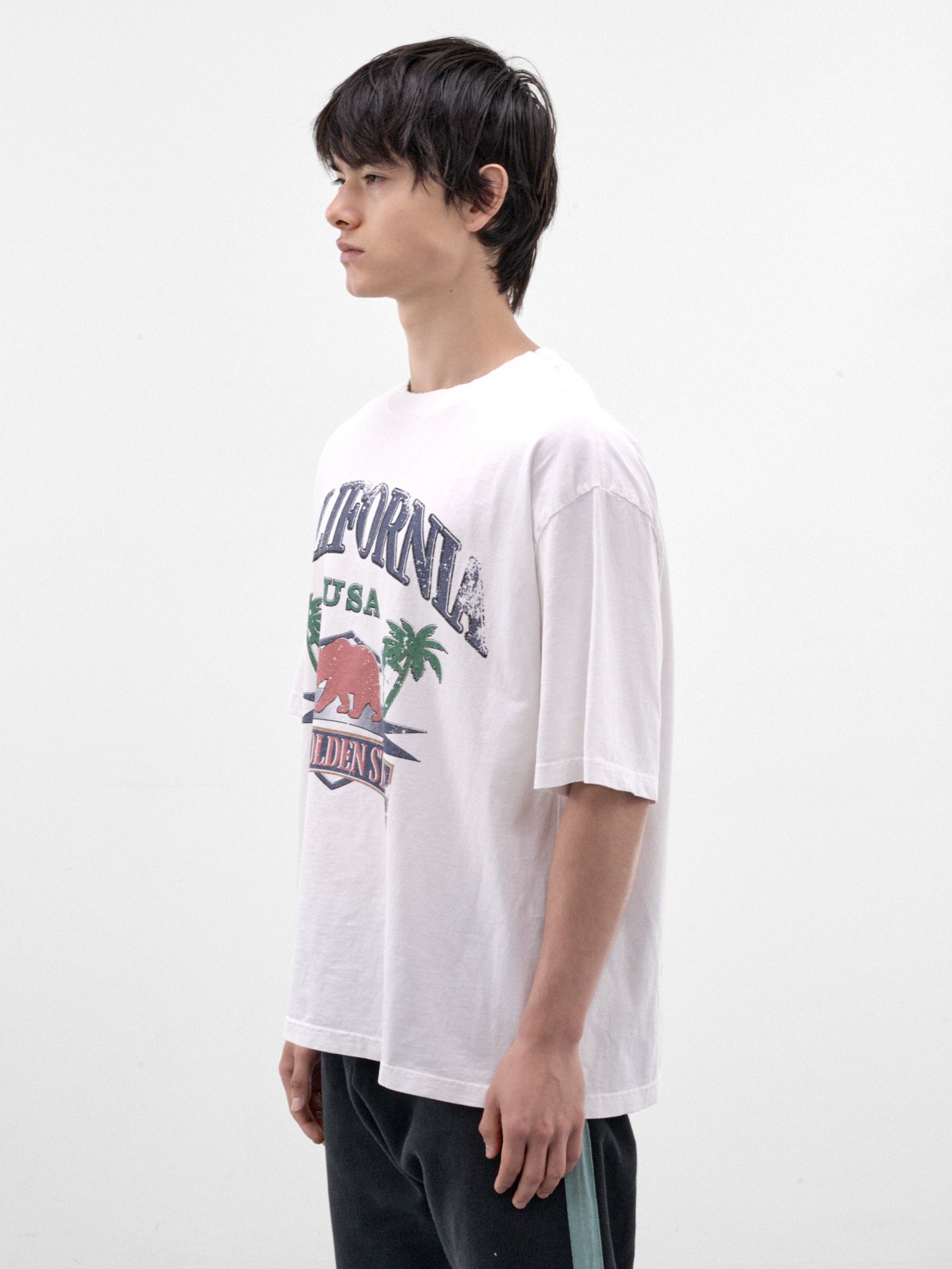 California White Cotton Tee (P03-03-024WH-WHITE)