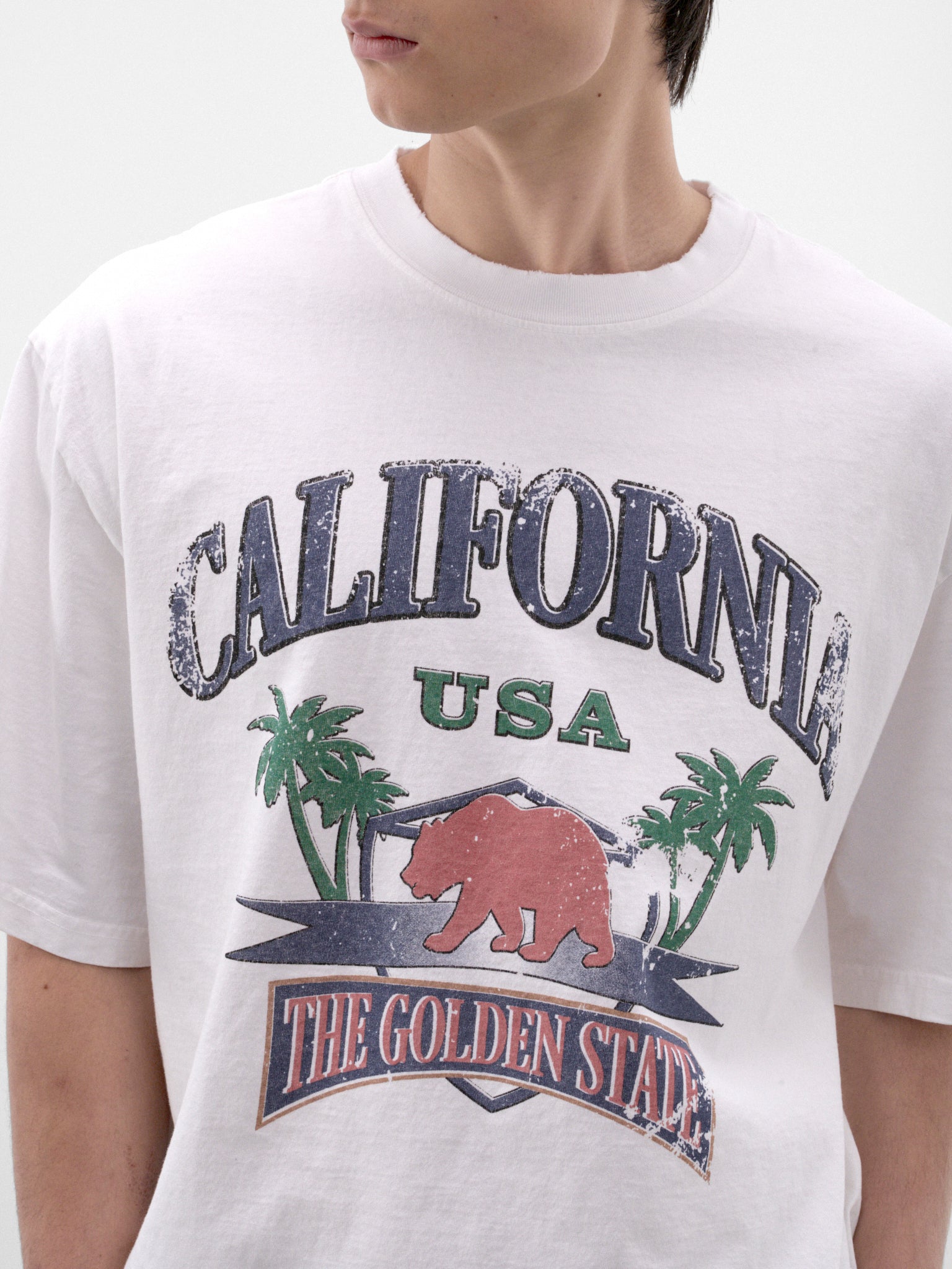 California White Cotton Tee (P03-03-024WH-WHITE)