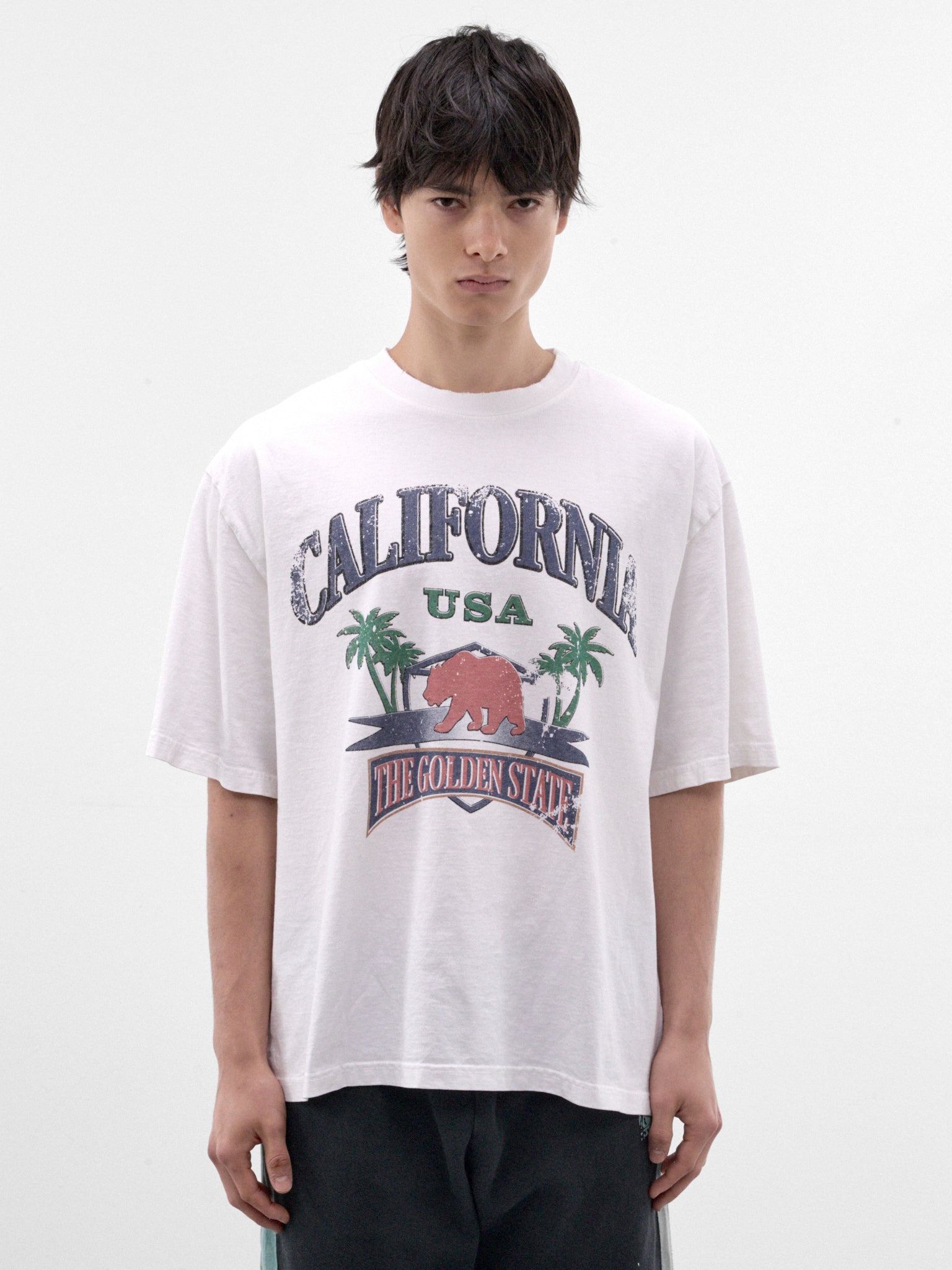 California White Cotton Tee (P03-03-024WH-WHITE)