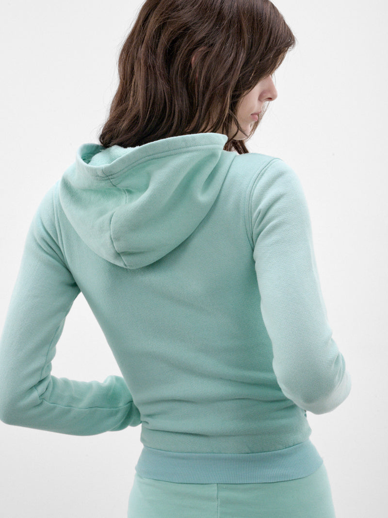 Mint Cotton Zip Hoodie (P03-04-037MI-MINT)