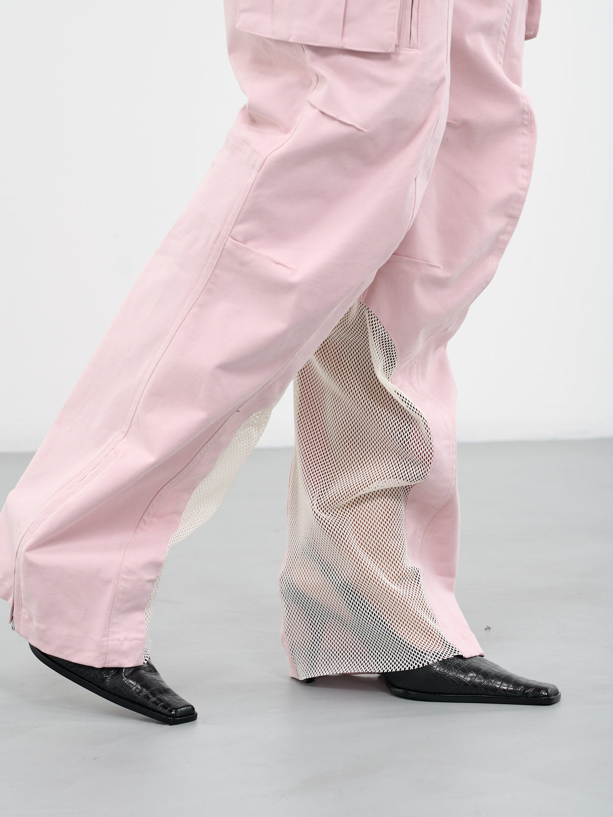 Patchwork Cargo Pants (PA-02PK-PINK)