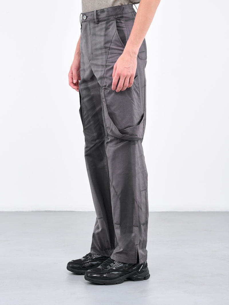 Sun Bleached Fold Pants (PA02-GREY)
