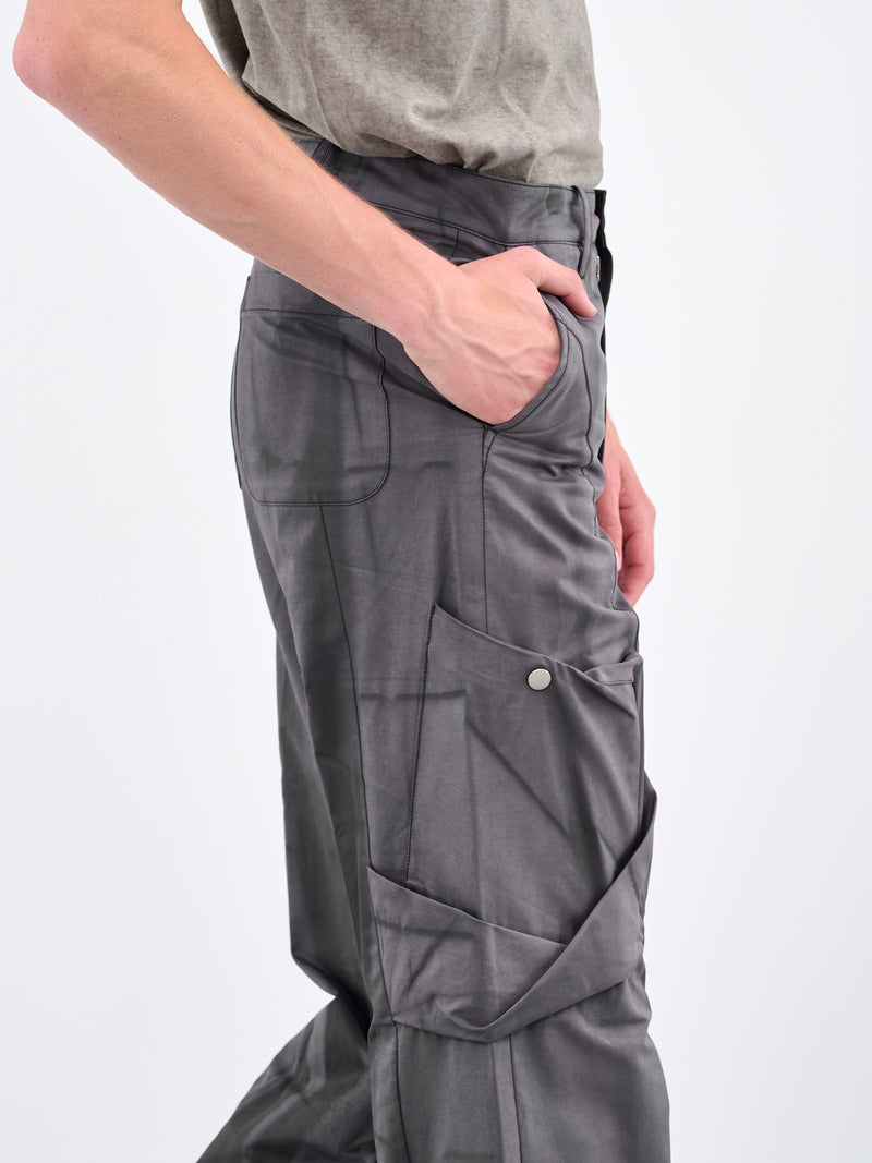 Sun Bleached Fold Pants (PA02-GREY)