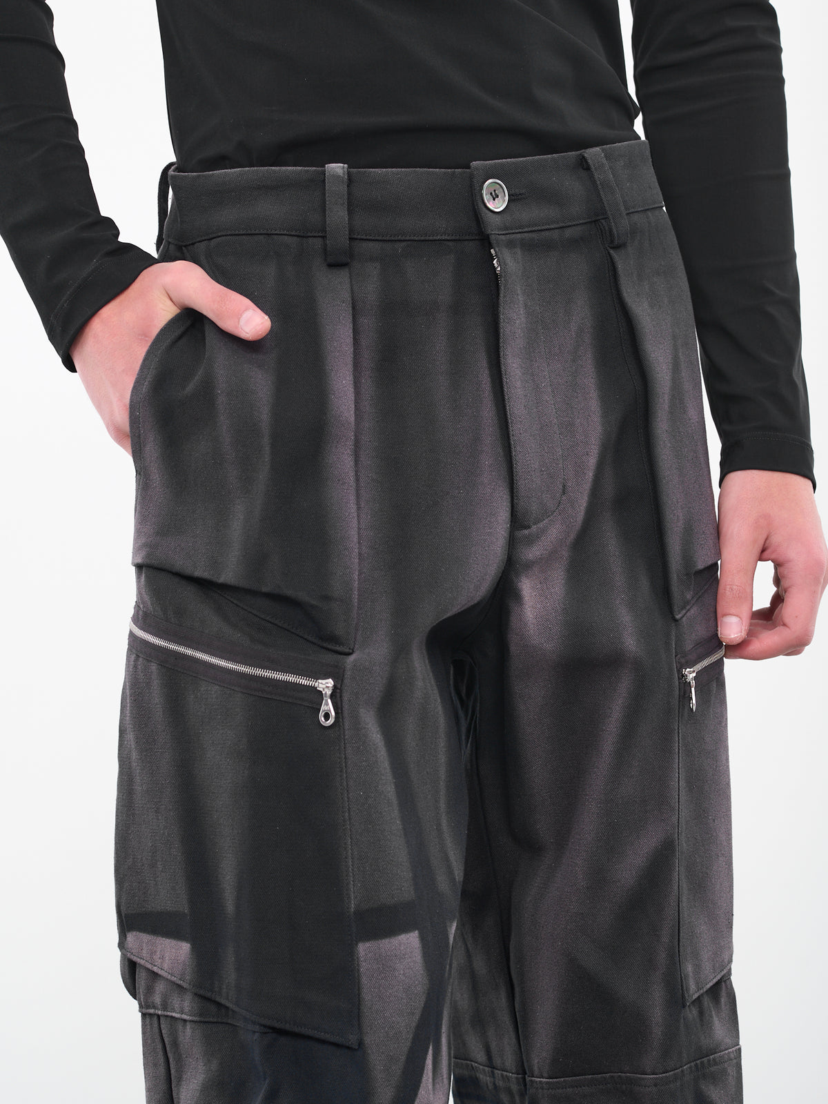 Sun Bleached Cargo Pants (PA05-NAVY)