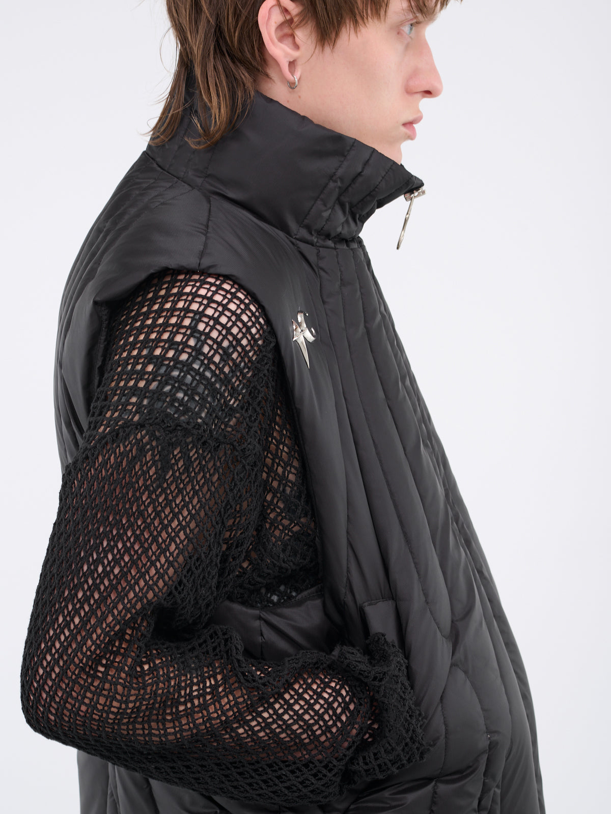 Cave Goose Down vest (PA0203-CAVE-GOOSE-BLACK)