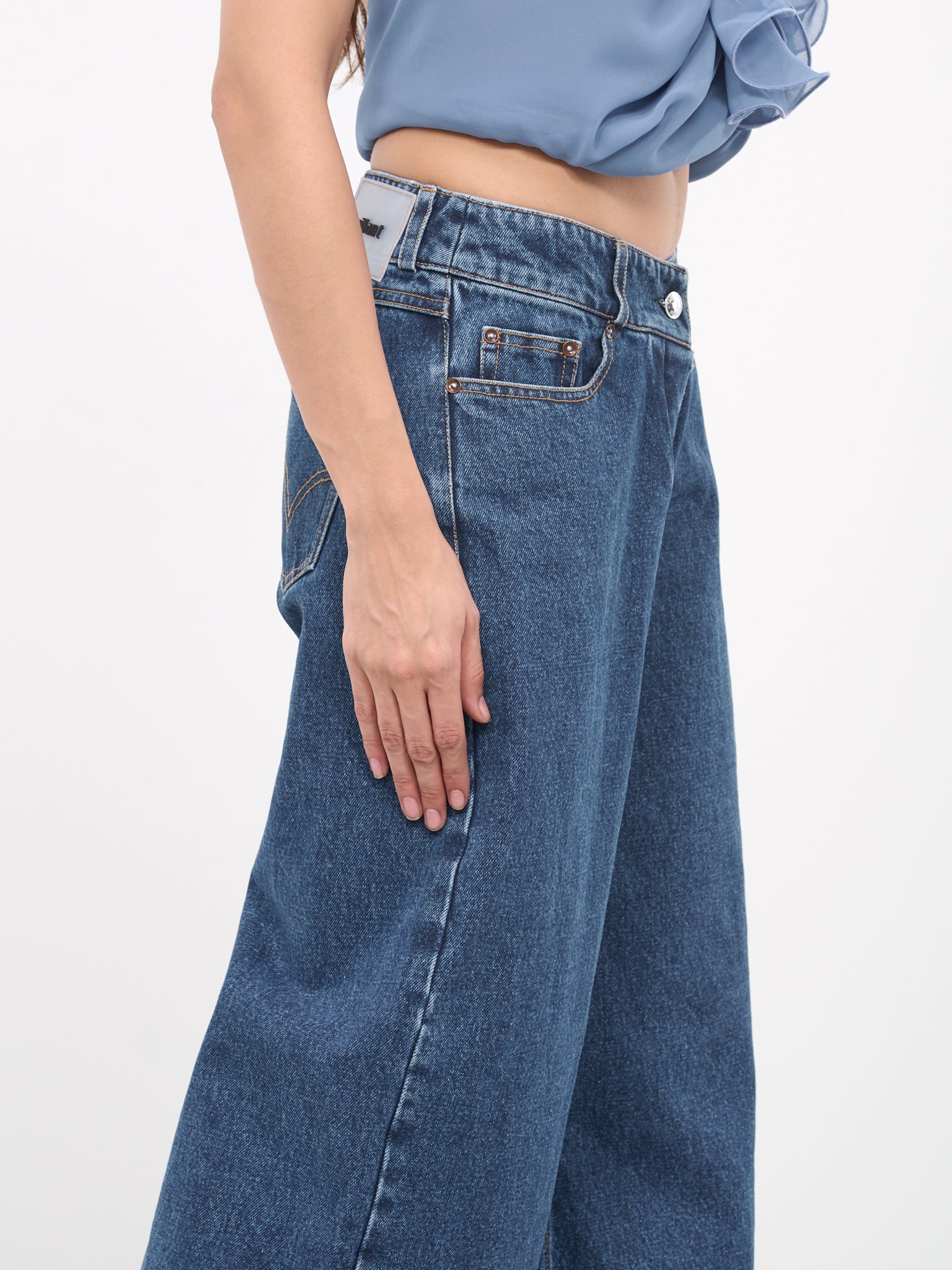 Flared Jeans (PA032-NUIT)