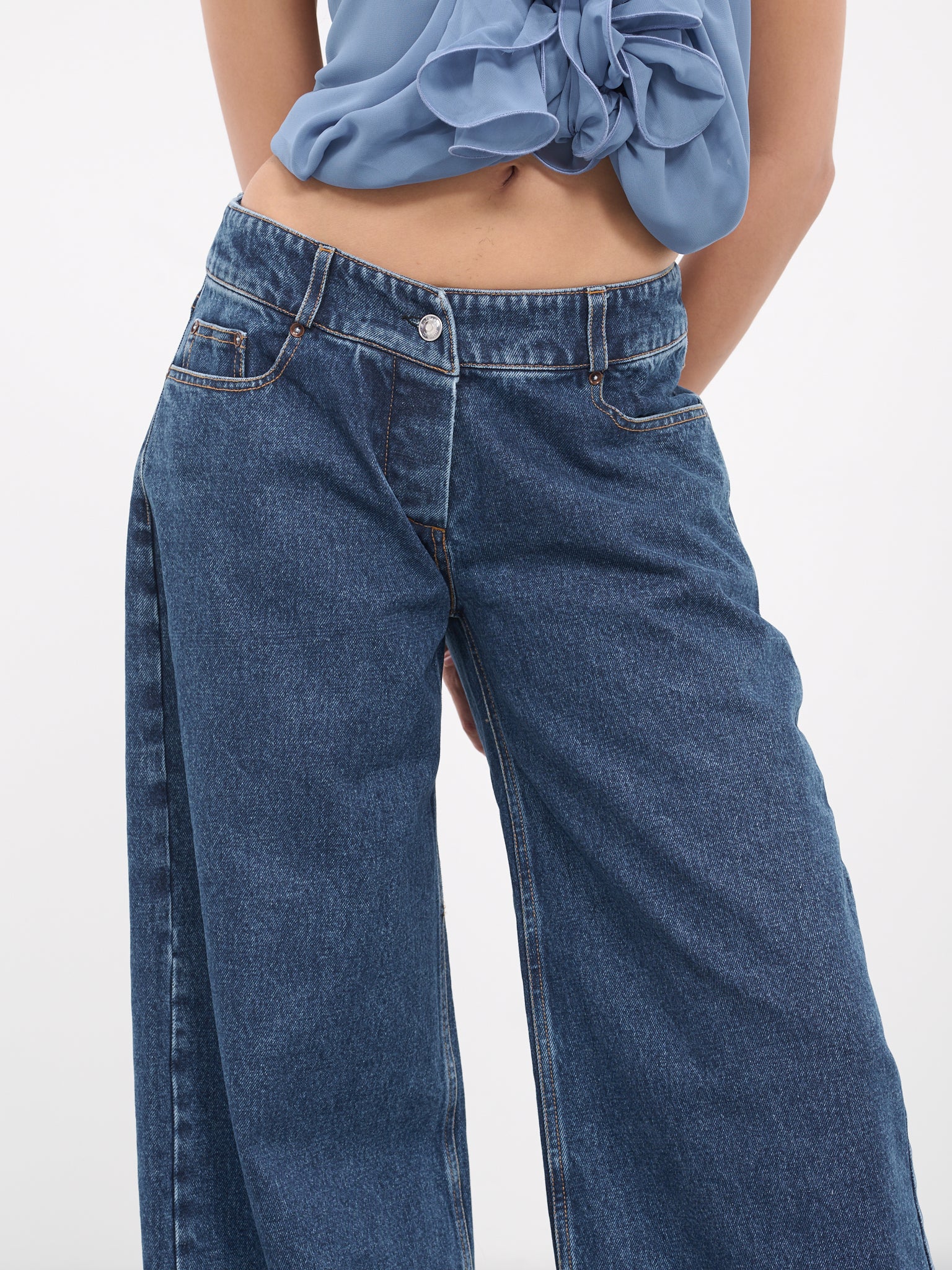 Flared Jeans (PA032-NUIT)