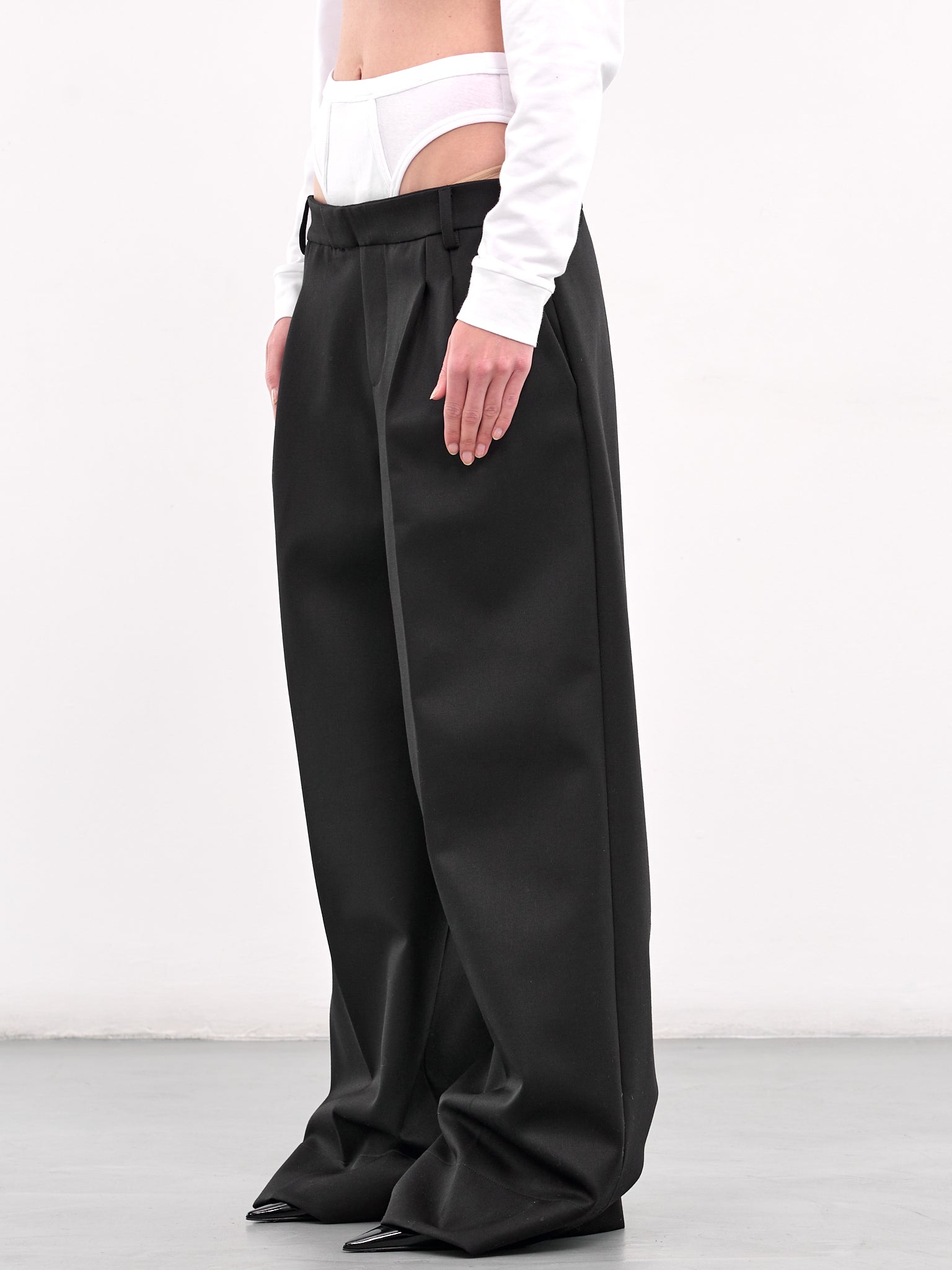 Hybrid Briefs Waist Trousers (PA03581-BLACK)