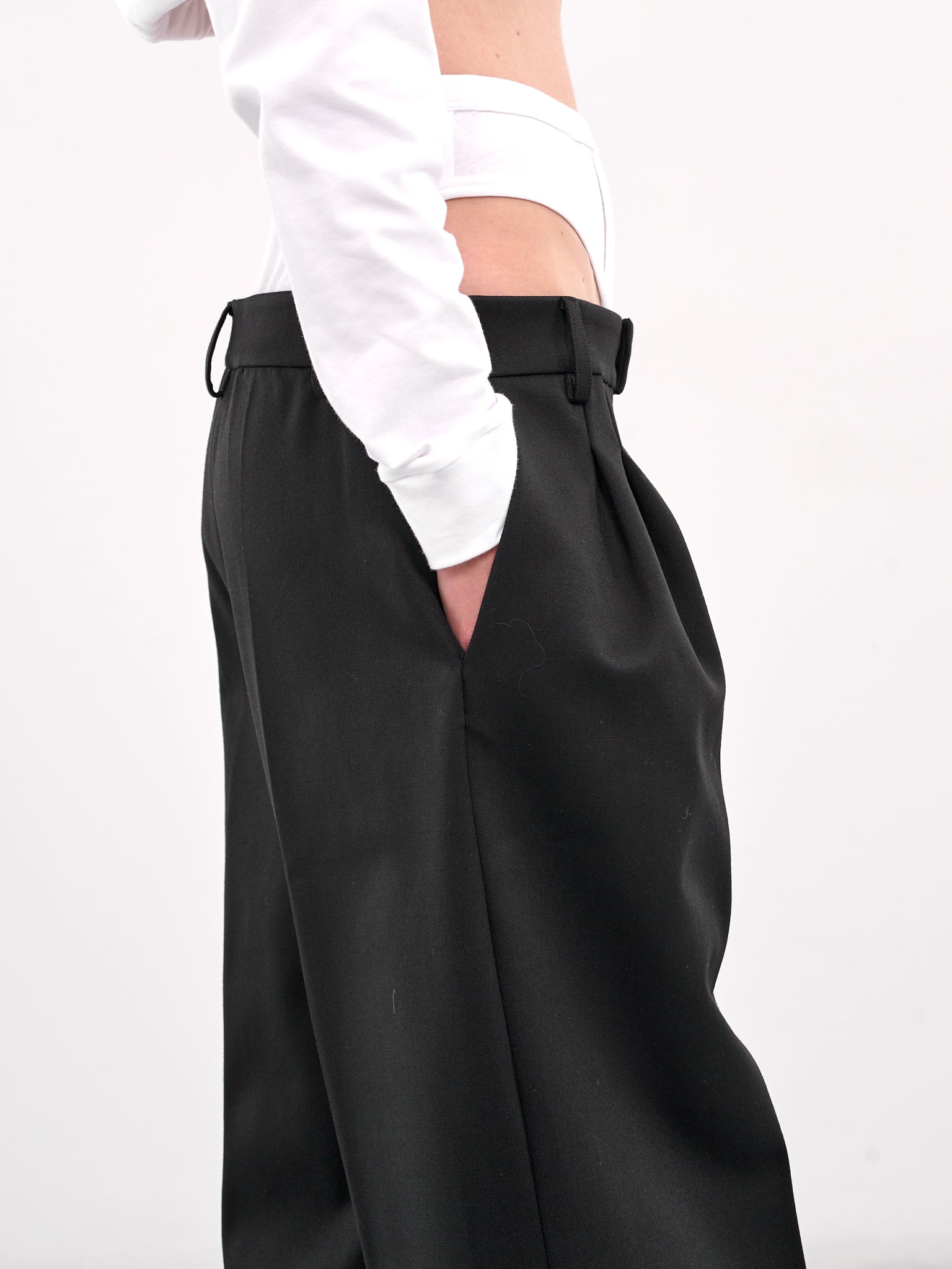 Hybrid Briefs Waist Trousers (PA03581-BLACK)