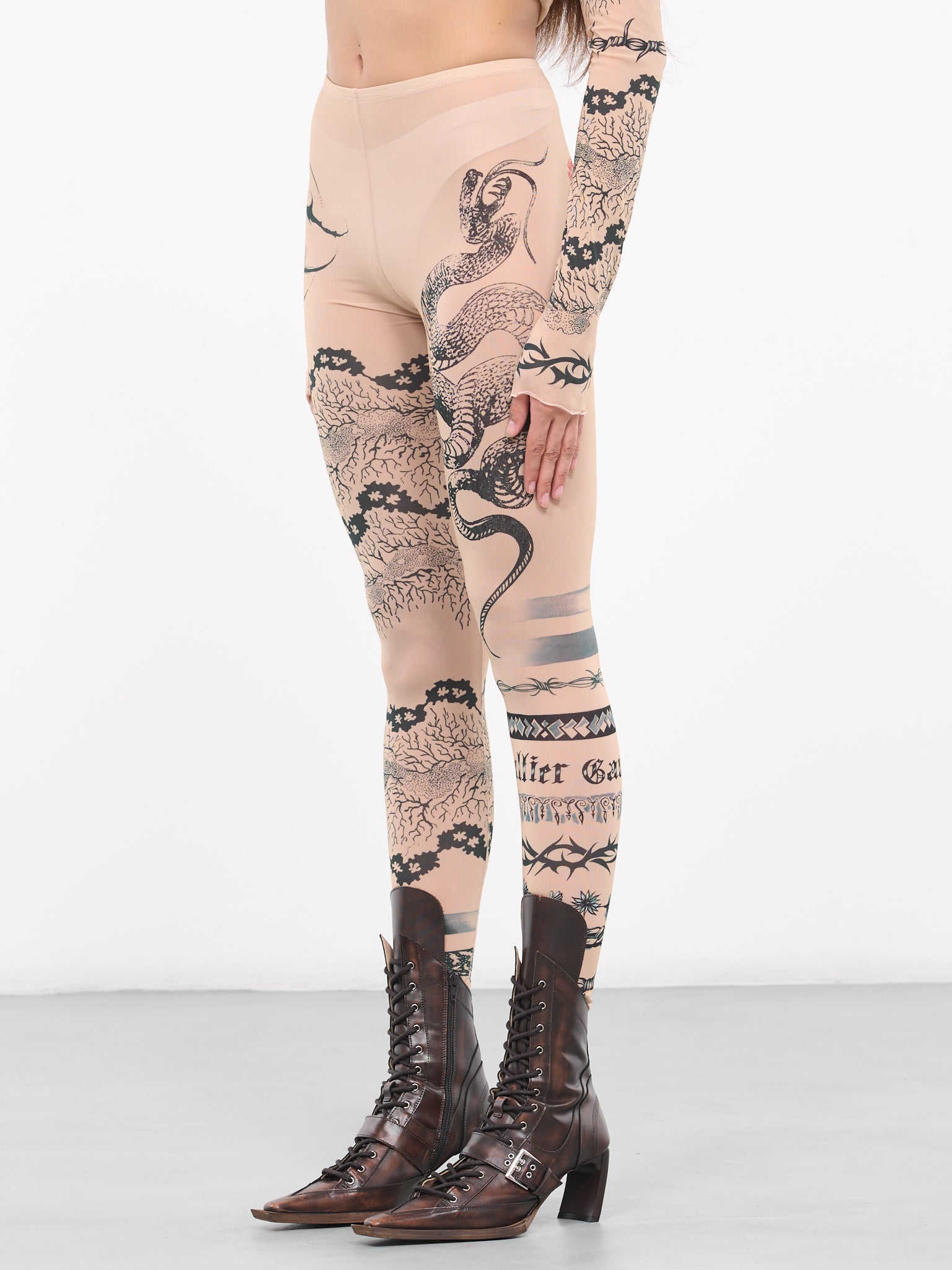 KNWLS Trompe l'oeil Tattoo Leggings (PA075-J524-630200-MULTI)