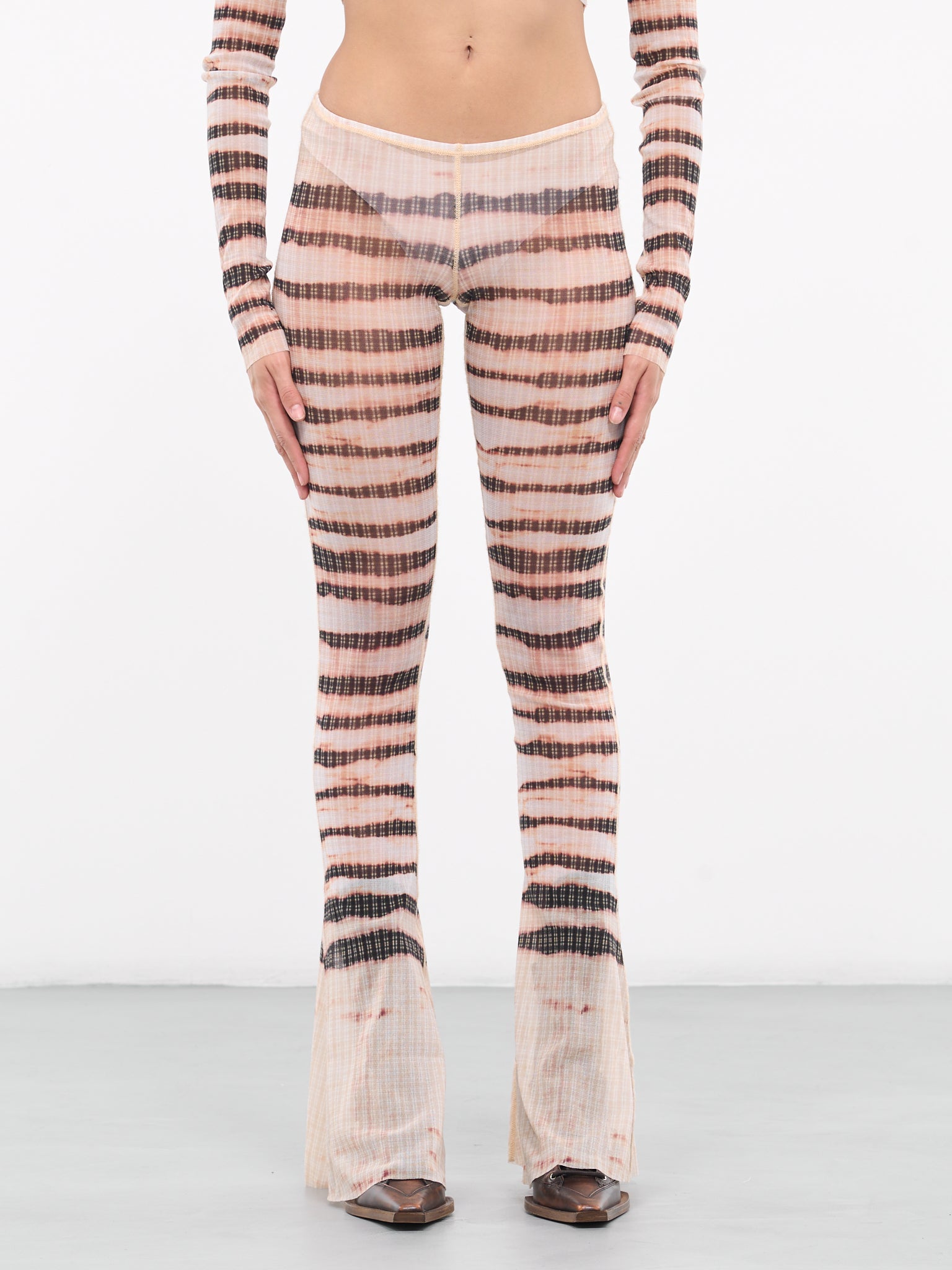KNWLS Stripe Mariniere Leggings (PA077-T535-0360-ECRU-BROWN)